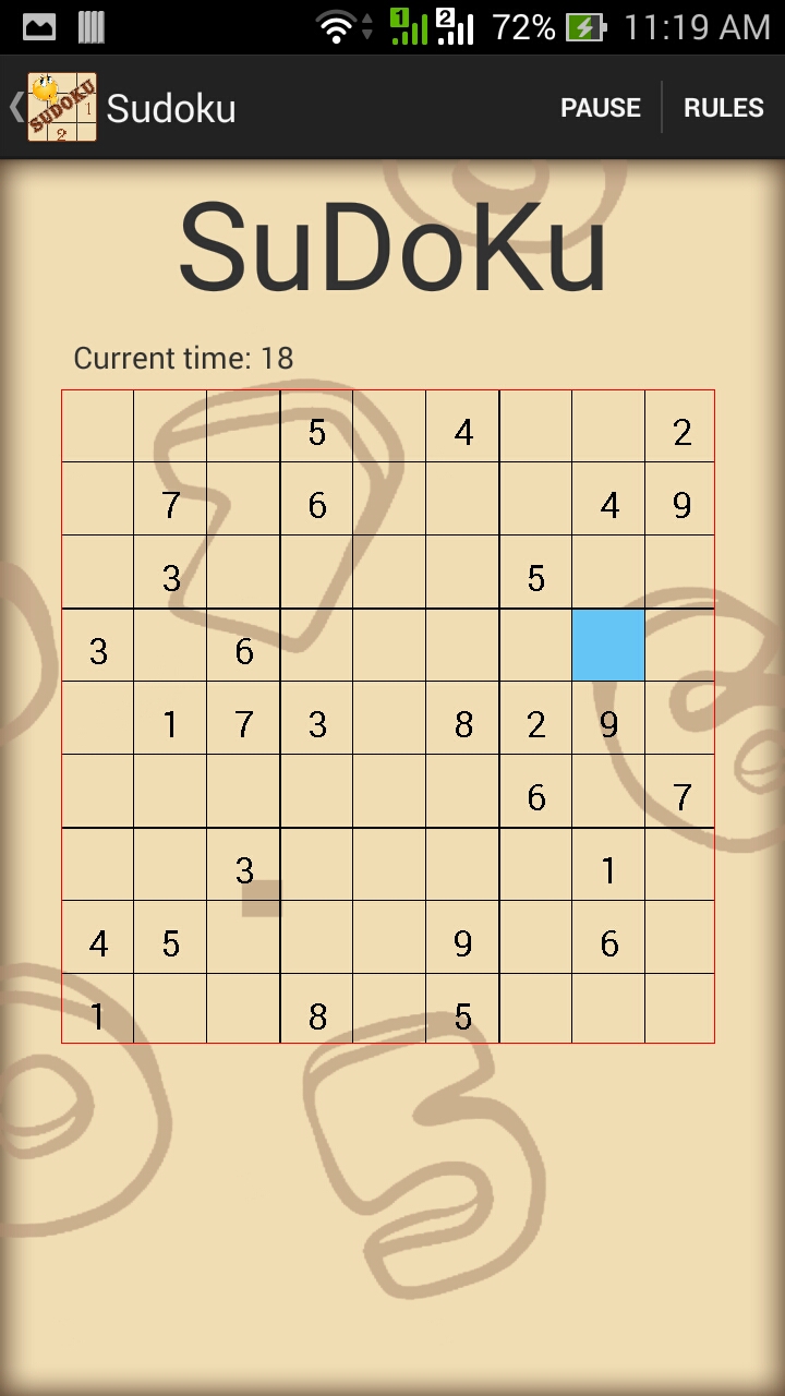 Sudoku Game App on Amazon Appstore