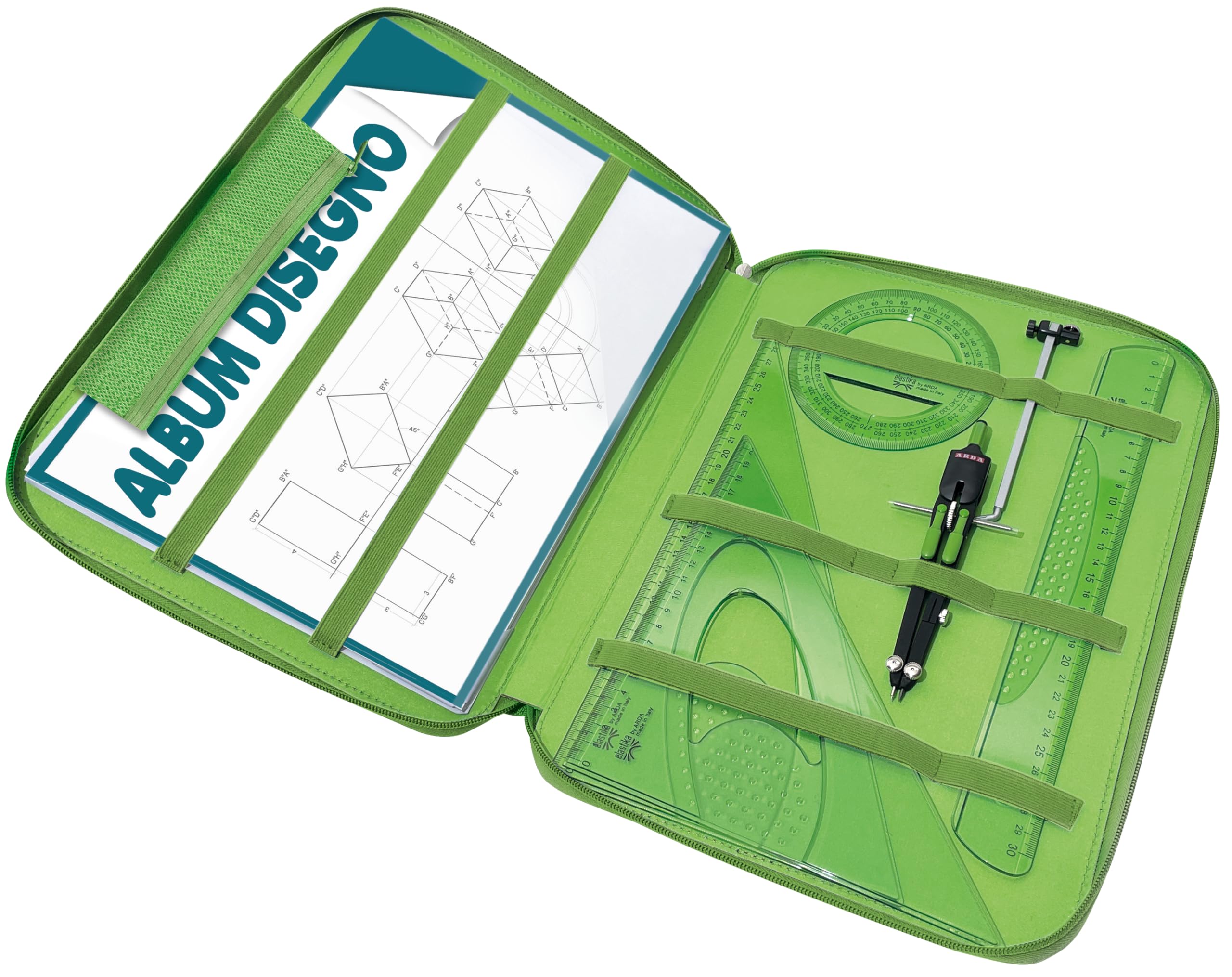 ASTUCCIO KIT PER DISEGNO Tecniko ELASTIKA ARDA