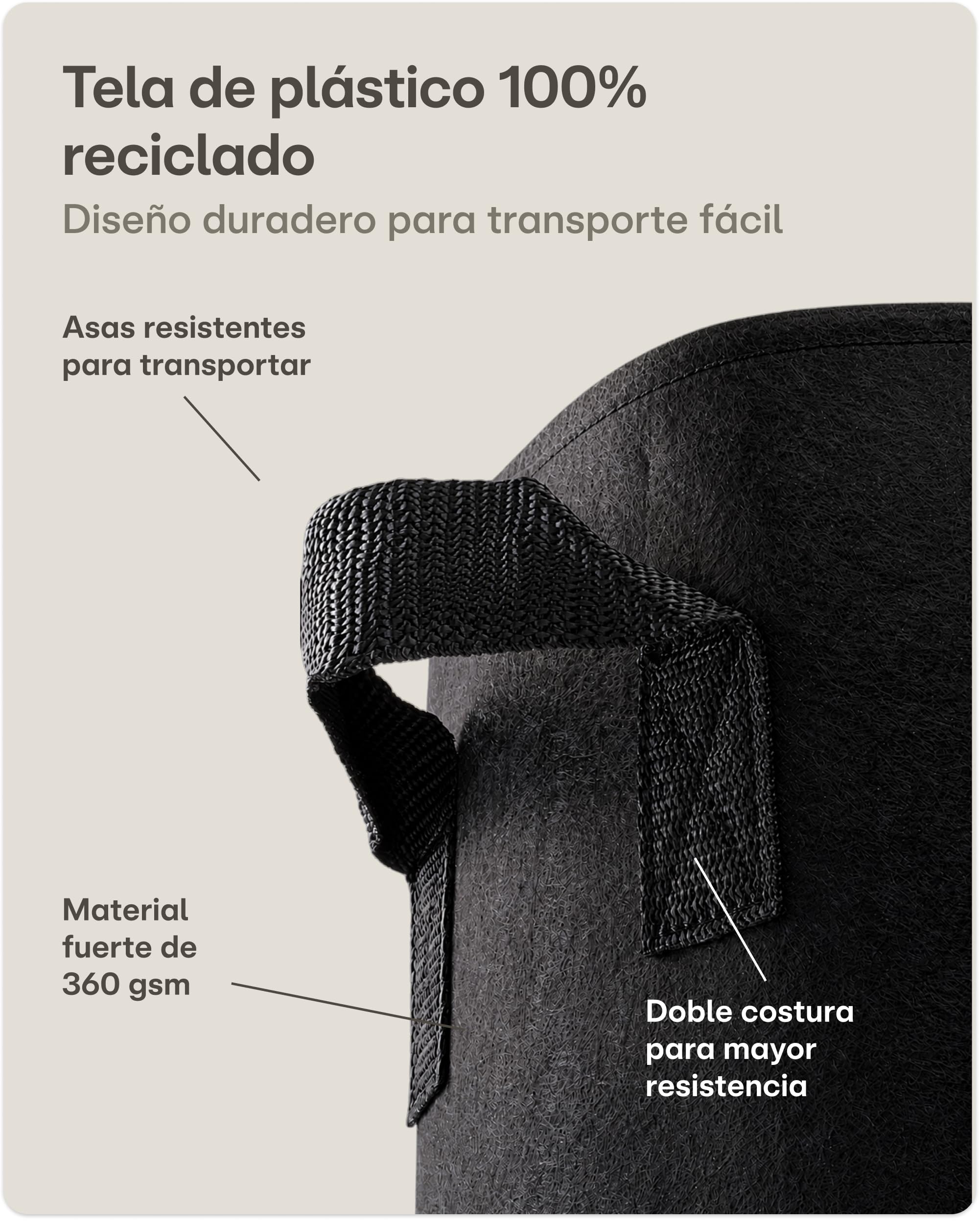 Praknu Bolsa de Cultivo para Plantas 40L - 3 Bolsas para Plantar Patatas y Vegetales - Resistente a la Lluvia - con Ventana de y Etiquetas de Plantas - Lavables y Plegables