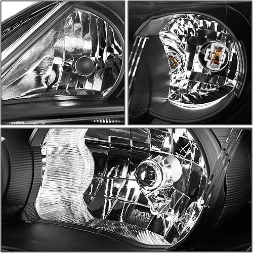 Miniatura 2 de Par de faros delanteros de esquina ámbar ahumados compatibles con Toyota Corolla Sedan 11-13