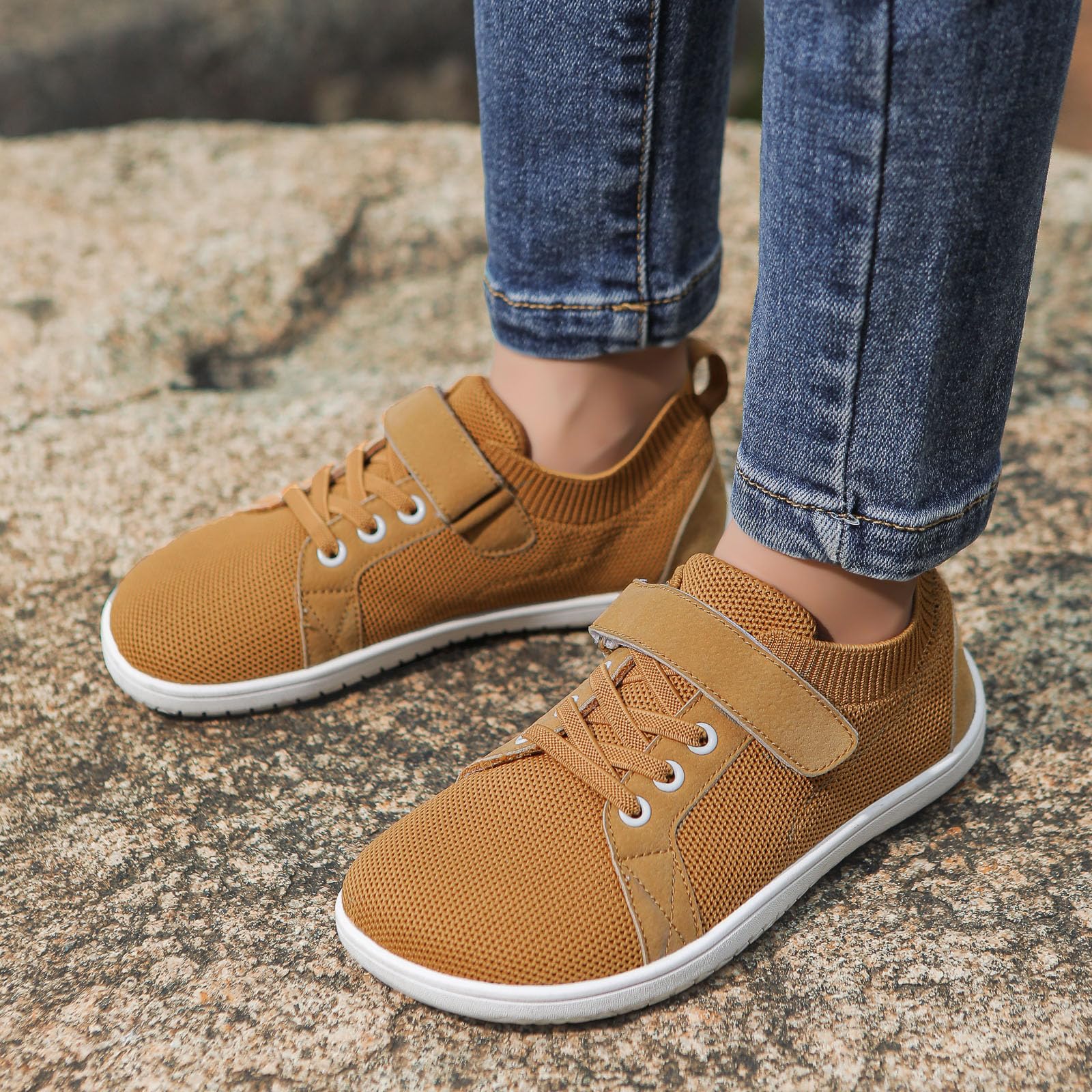 SECHRITE Dziecięce buty do biegania na boso stopy, dla małych dzieci, szerokie buty dla chłopców i dziewczynek, minimalistyczne buty do chodzenia na świeżym powietrzu, rozm. 25-37