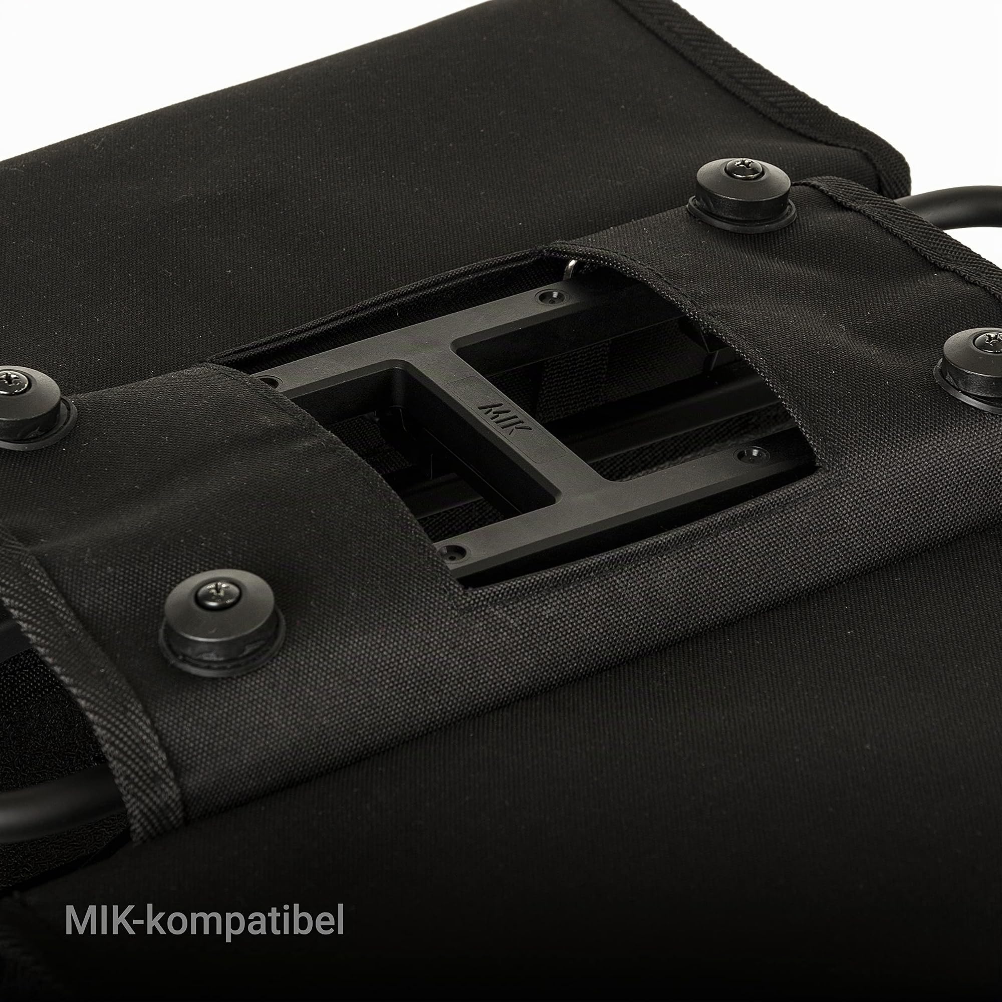 FastRider Hybrid Doppelte Fahrradtasche für Gepäckträger, 26L Seitentasche Fahrrad, Gepäckträgertasche Wasserabweisend, Reflektierend, Einfache Montage, Recyceltes Polyester - Schwarz