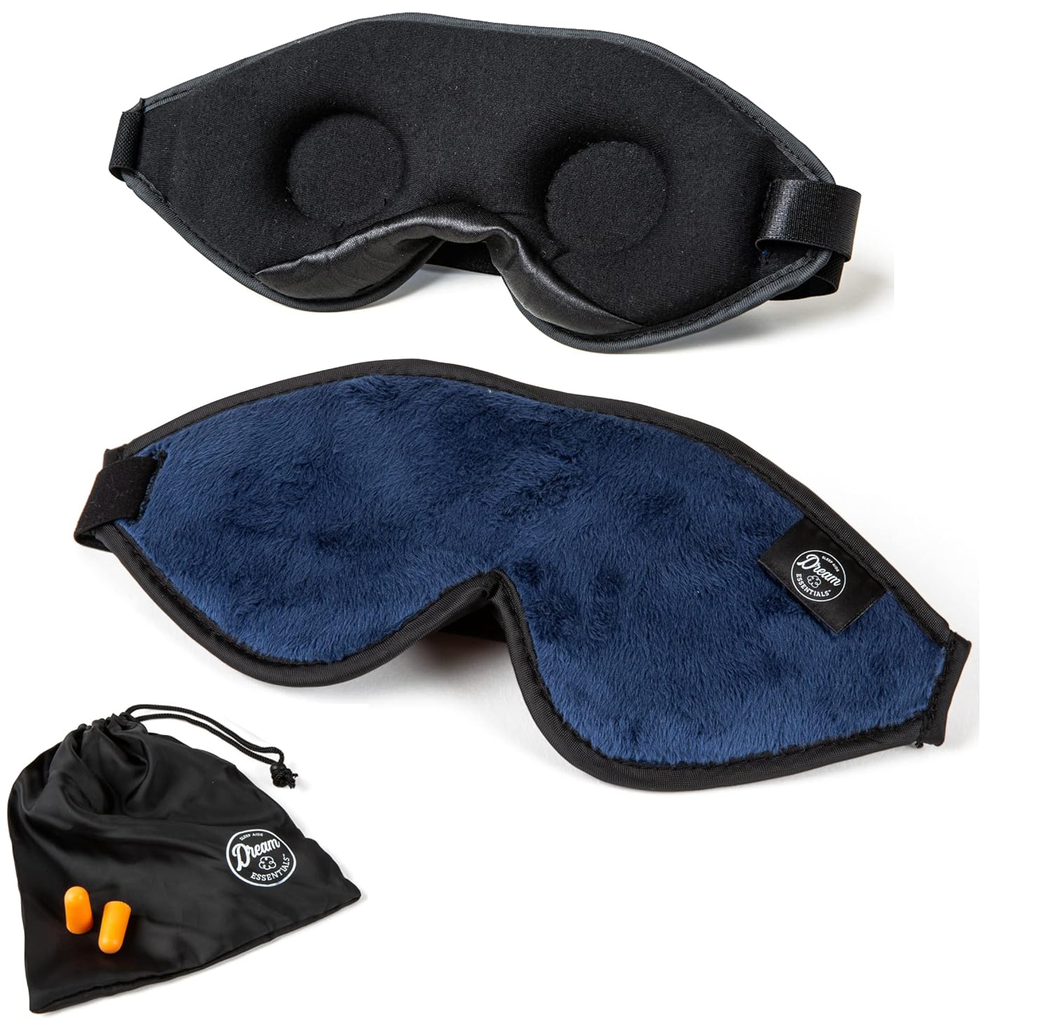 Dream Essentials Escape Sleep Mask with Earplugs and Carry