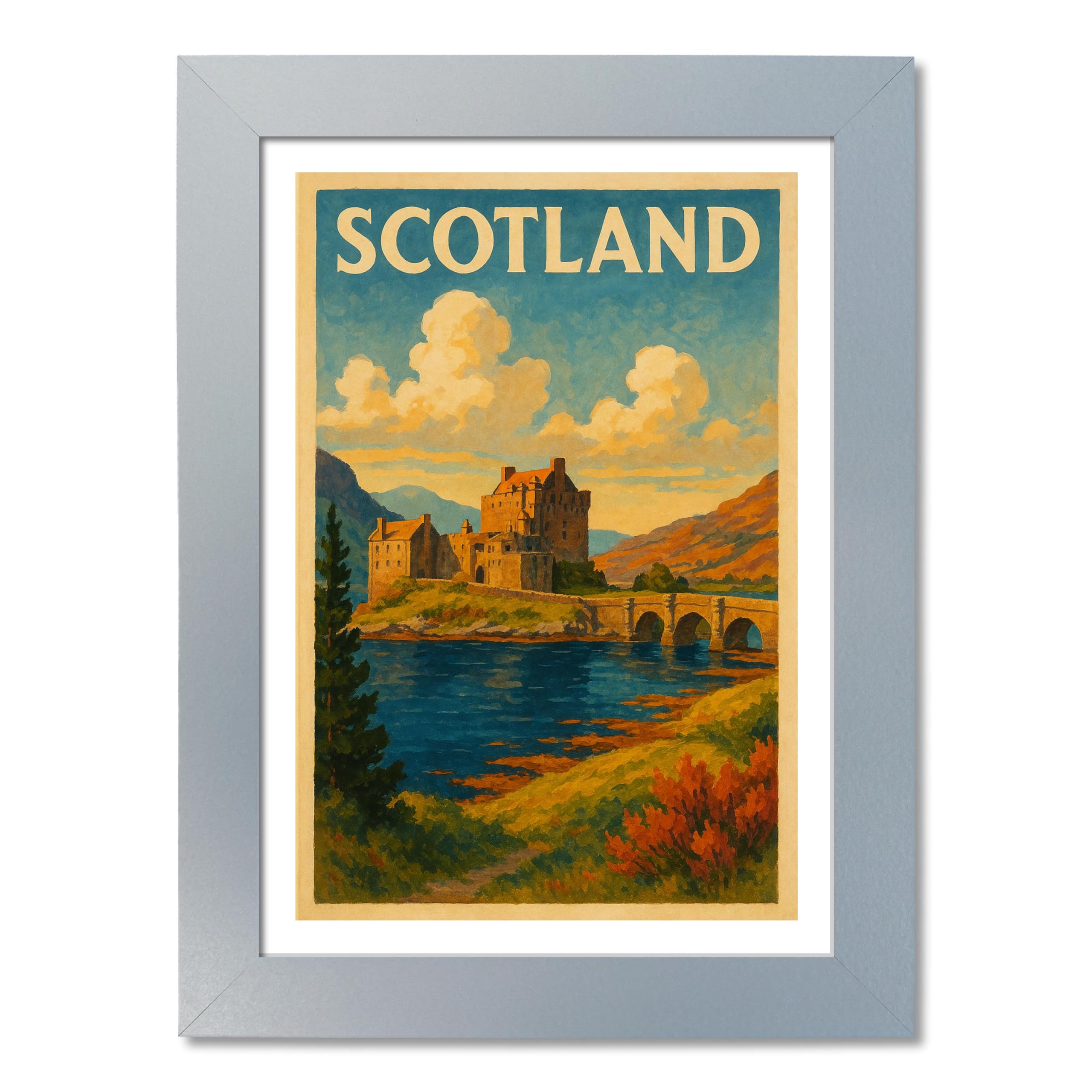 PIXPRINT Scotland Travel Poster โ 4330-4g