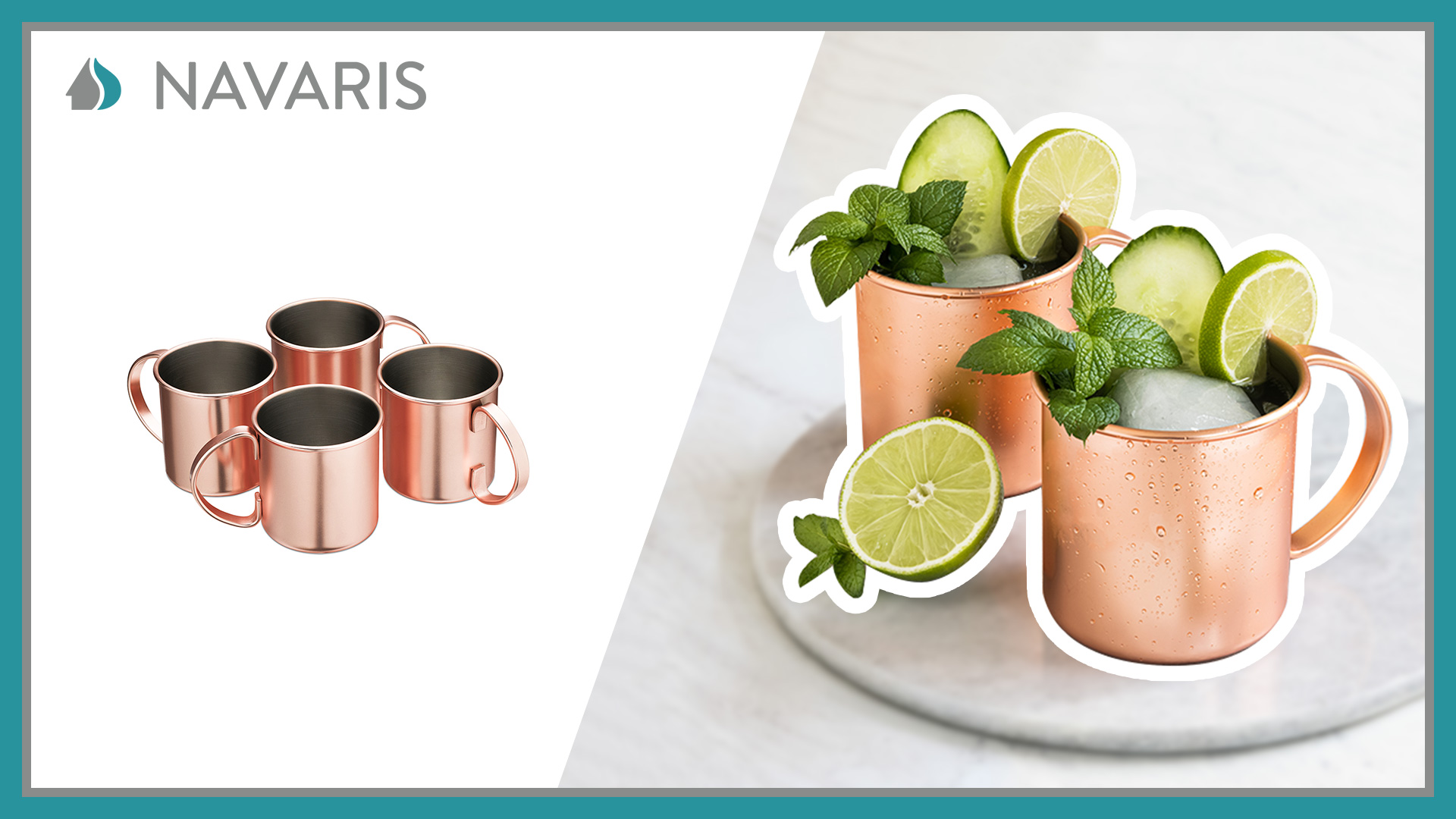 Vaso De Cobre Tazas De Cobre Moscow Mule De Libbey, 14 Onzas, Juego De 4 – Libbey Jarra De Cobre Puro Para Agua