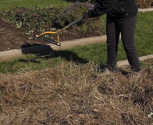 Miniatura 4 de Rastrillo para paja templado auténtico 15 pulgadas, desmalezadora deluxe
