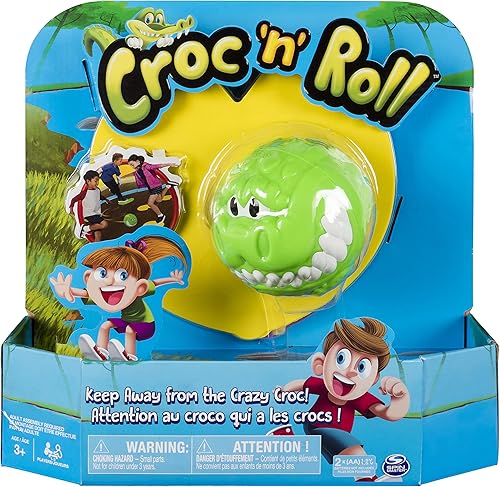 Spin Master Games Croc 'n' Roll - Divertido juego familiar para niños de 3 años en adelante