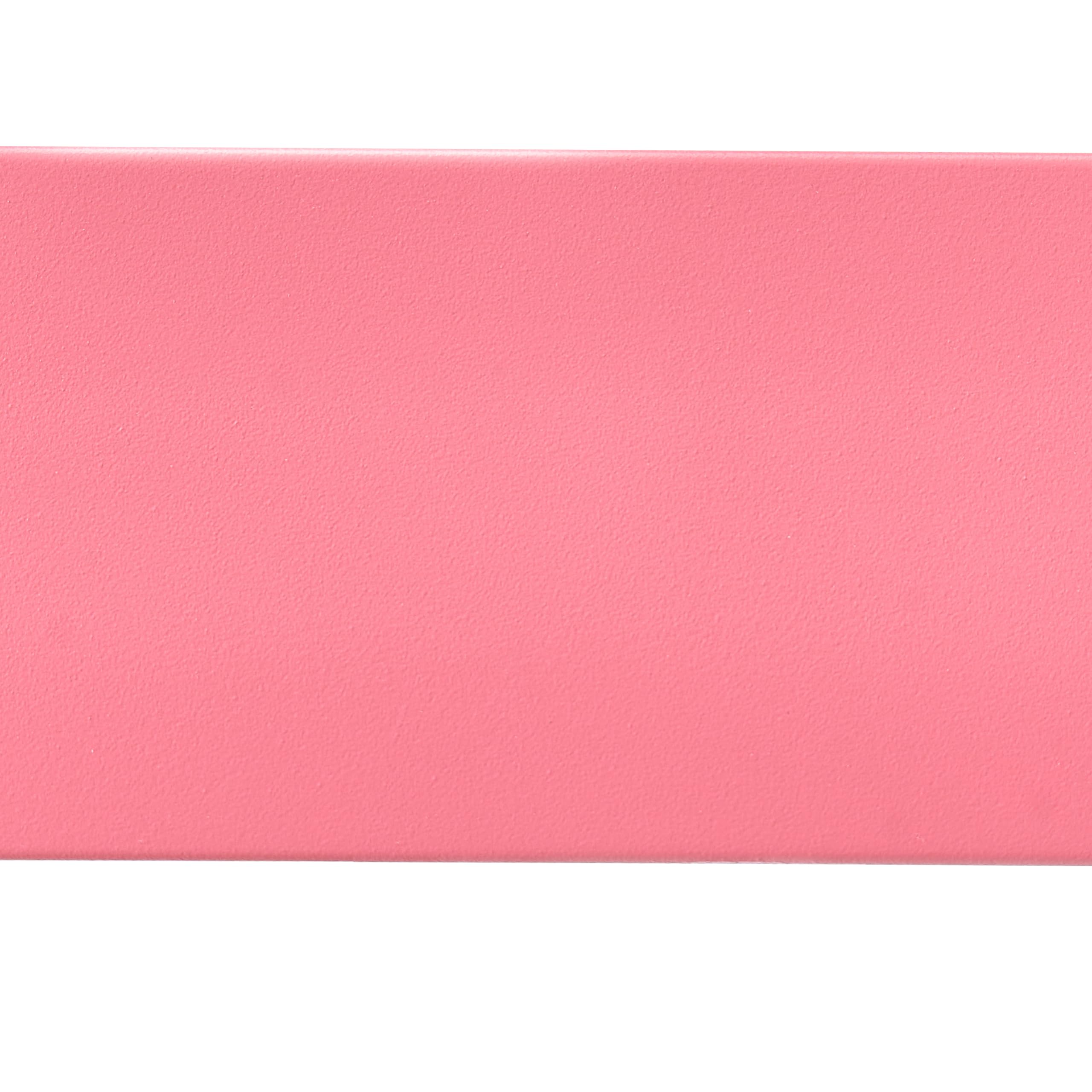 Beliani Sedia a dondolo da giardino moderna in metallo Design a doghe per esterni Alluminio Rosa