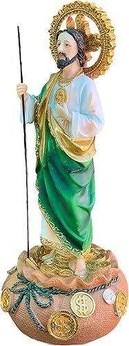 Miniatura 2 de Figura de San Judas Tadeo con dinero, 12.0in de alto