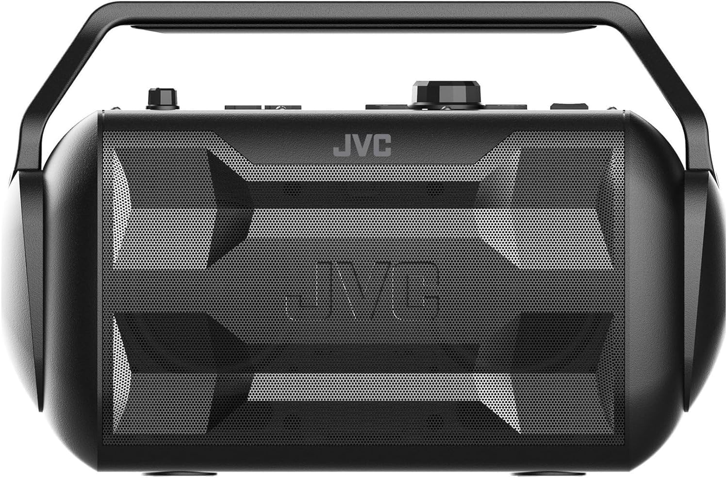 JVC Rover Portable Indoor/Outdoor Bluetooth Speaker, 30 Watts Powerful Sound, 30 Hours Battery, IPX4 Water Resistant, USB Port and Microphone/Guitar Input – XSS521PB (Black)