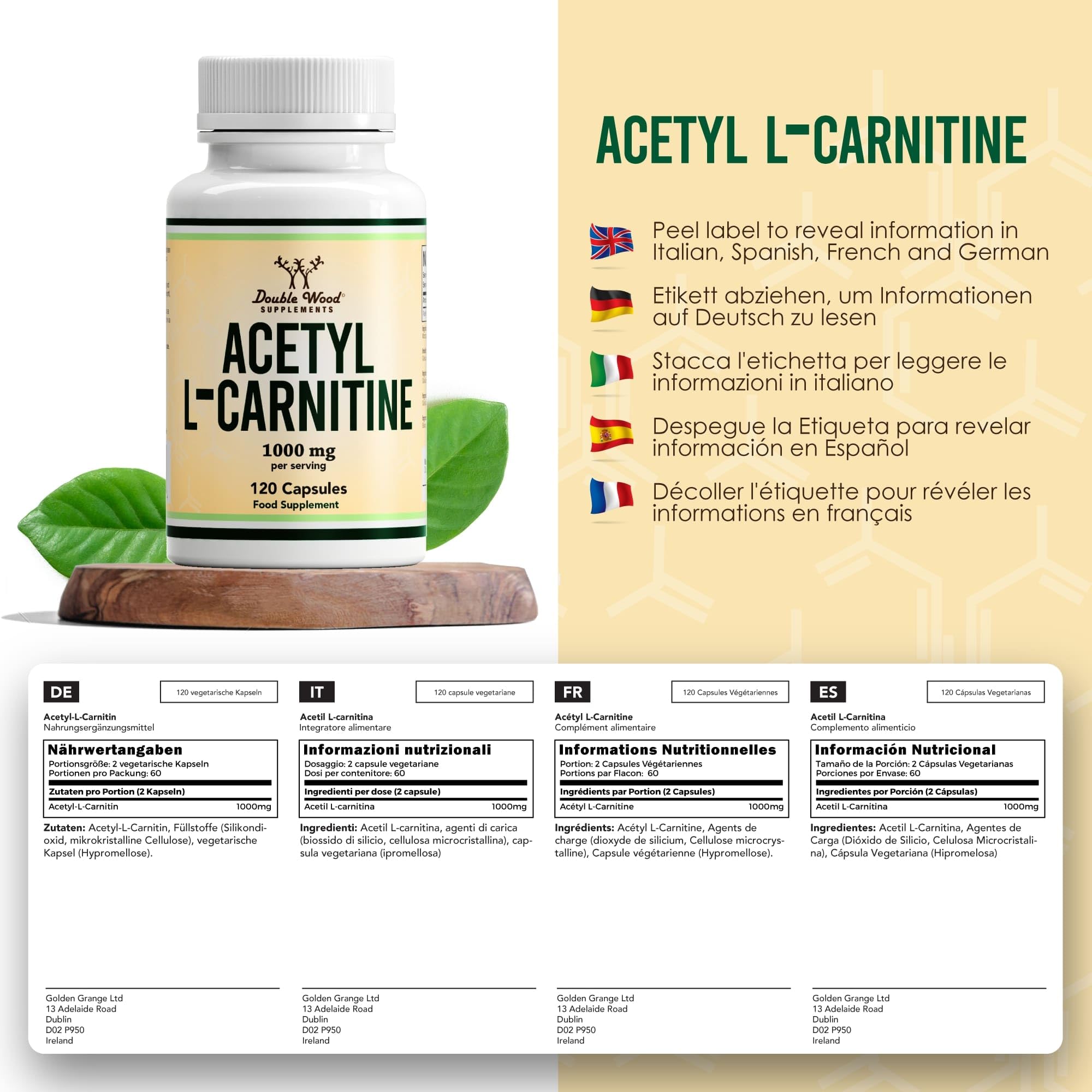 acetyl l carnitine amazon uk Acetyl L-Carnitine 150g main image 0