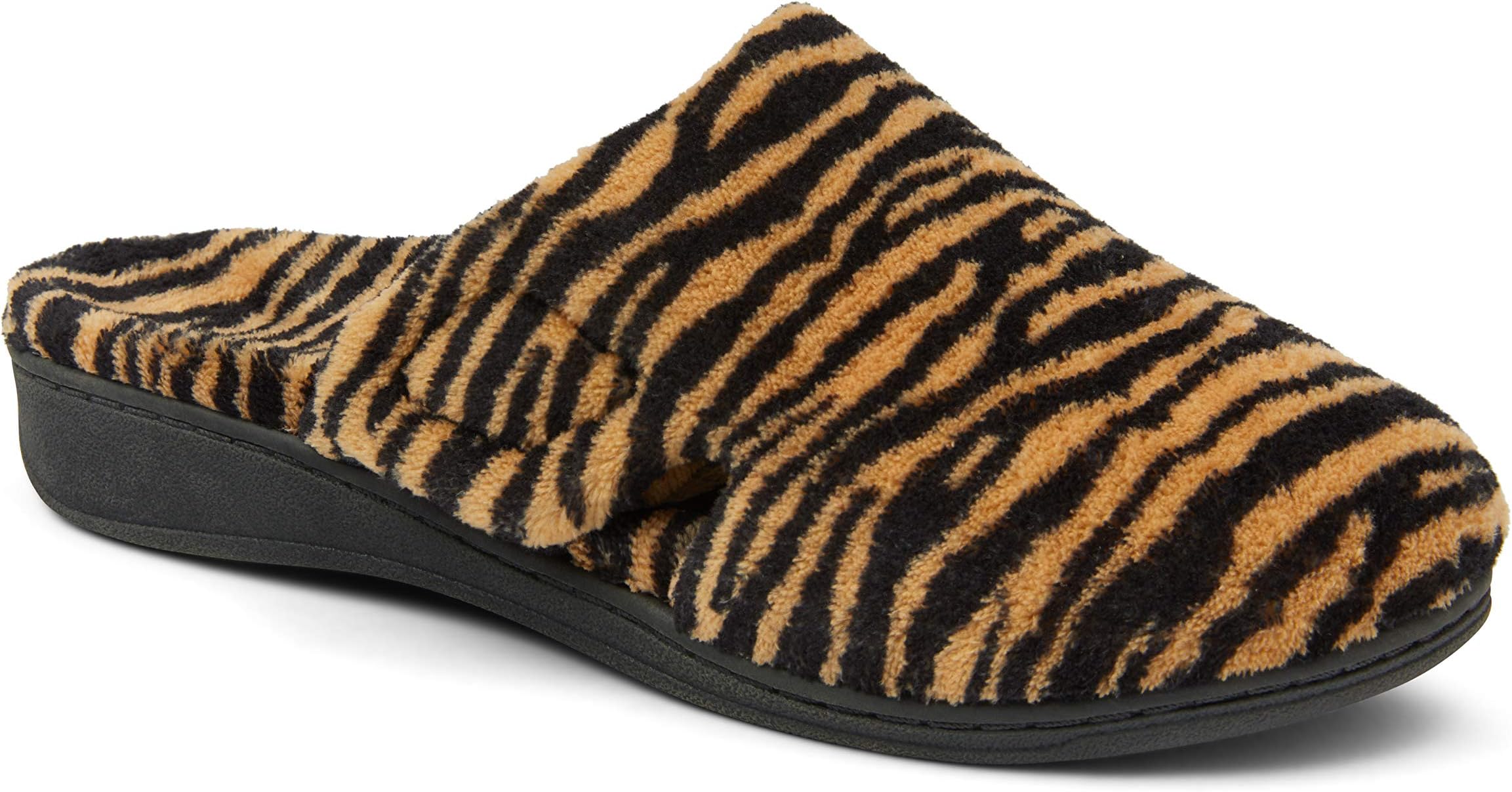 Vionic Women’s Gemma Mule Slipper - Comfortable Spa House Slippers that include Three-Zone Comfort with Orthotic Insole Arch Support, Soft House Shoes for Ladies