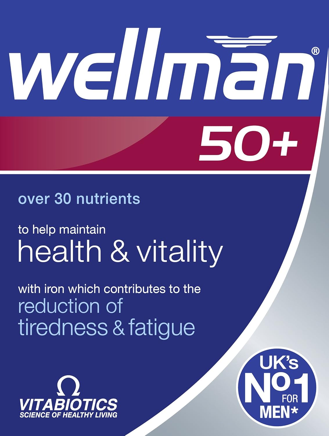 Amazon Com Wellman Vitabiotics 50 Advanced Vitamin And Mineral Supplement 30 Tablets Health Household