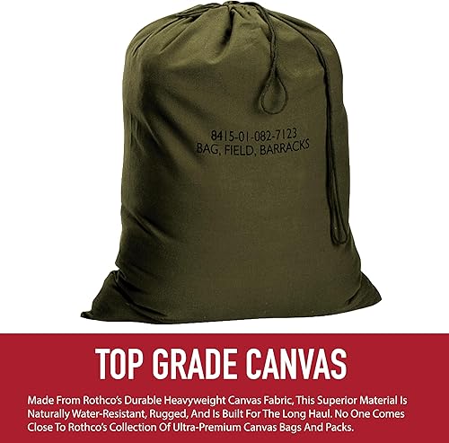 Miniatura 5 de Rothco Bolsa de lona multifuncional, confiable y duradera para uso en el campo y viajes