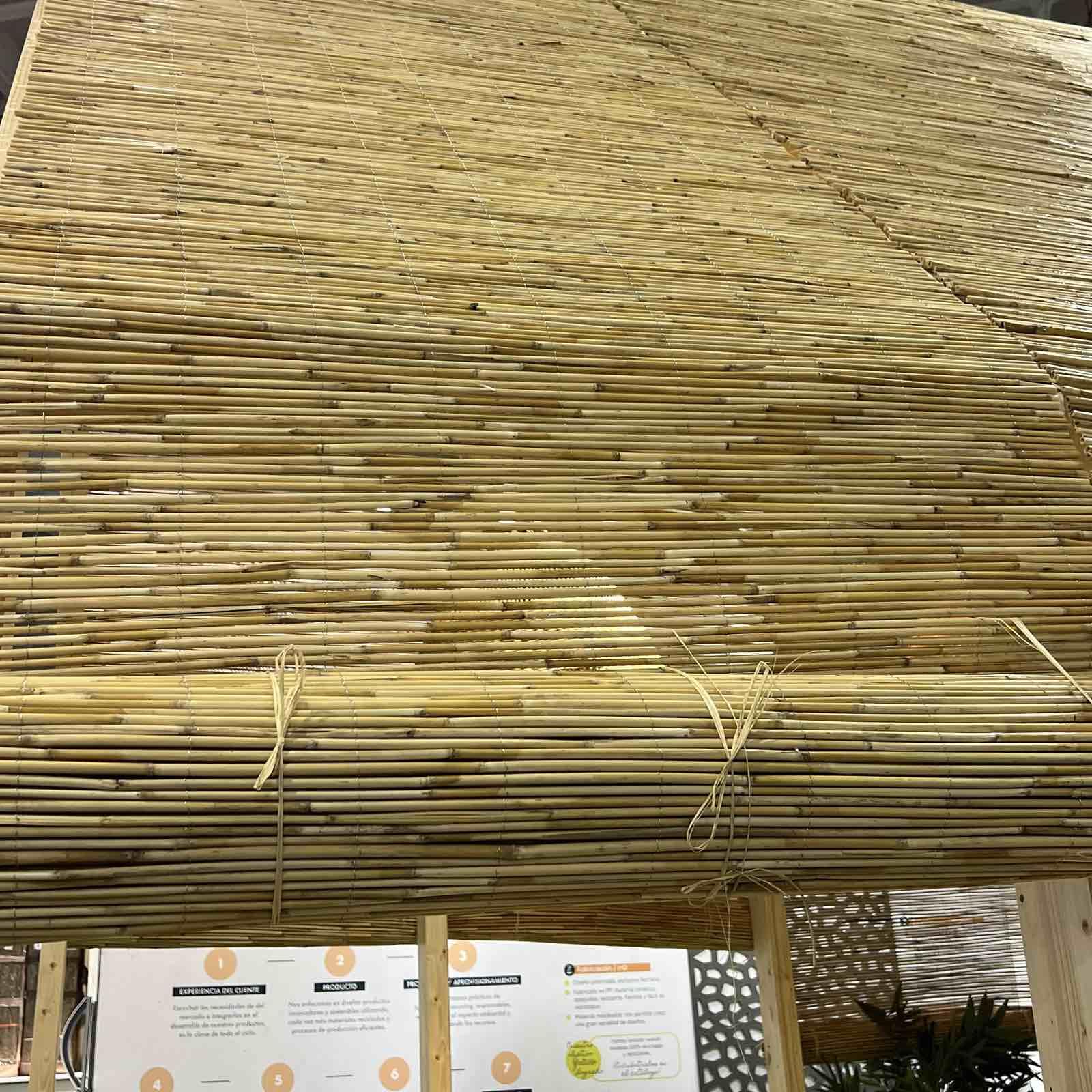 Valla Natural – Cañizo Nacional,Caña Entera y Natural, Ideal para Ocultación y Decoración de Espacios. Rollo Protector Visual para Balcón, Jardín y Patio.