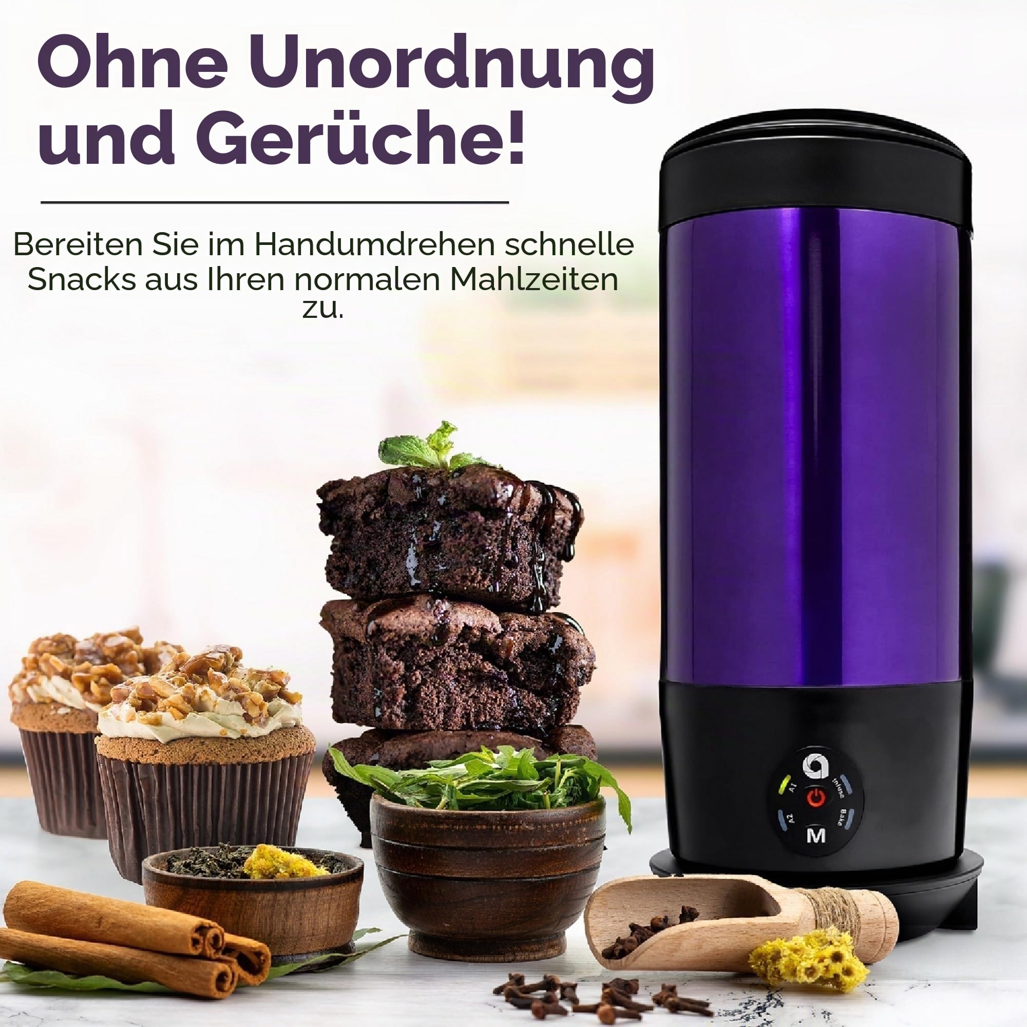 Ardent FX: Tragbare All-in-One-Küche für Blumen- und Konzentratsliebhaber - Aktivieren, Infusionieren, Kochen und Backen von Kraftvollen und Innovativen Esswaren.