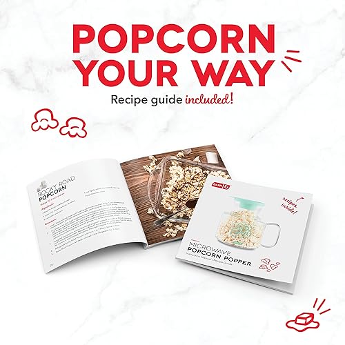 Miniatura 5 de Dash Popcorn Popper para microondas para palomitas de maíz frescas estilo cine en casa - Aqua