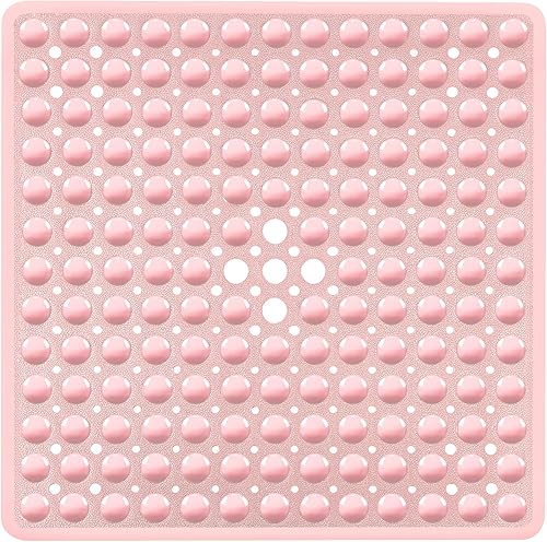 Miniatura 18 de Tapete extralargo para bañera antideslizante, azul marino claro suave para bañera de 40 x 16 pulgadas tamaño completo, tapetes largos para piso de