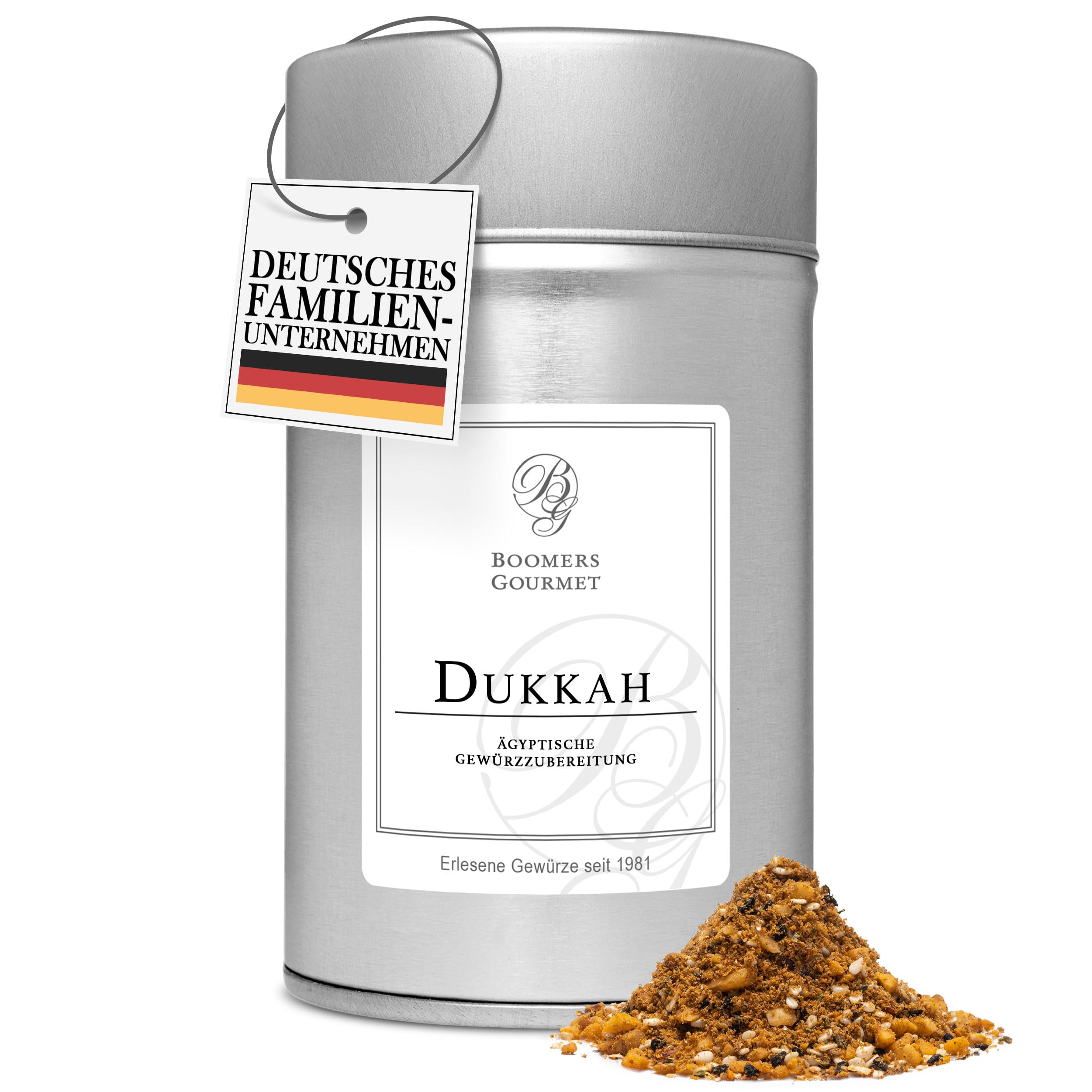 Boomers Gourmet - Dukkah I Dukka I Ducca - Ägyptische Gewürzmischung - 120 g