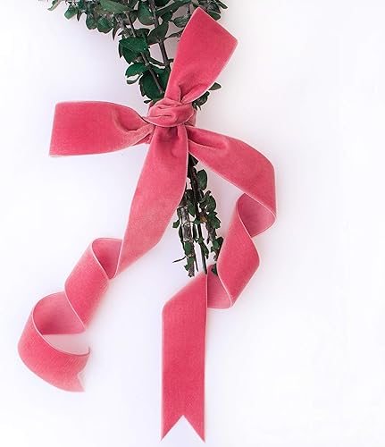 Miniatura 2 de M&J Trimming - Cinta de terciopelo suizo, ribete tejido de una cara de felpa de 2 de ancho para adornos de costura, manualidades, bricolaje y