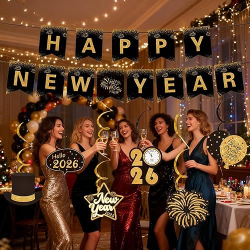 Miniatura 6 de Decoraciones de remolinos colgantes de Navidad, pancarta de decoración de Navidad, decoraciones de remolinos colgantes, adecuados para juegos de