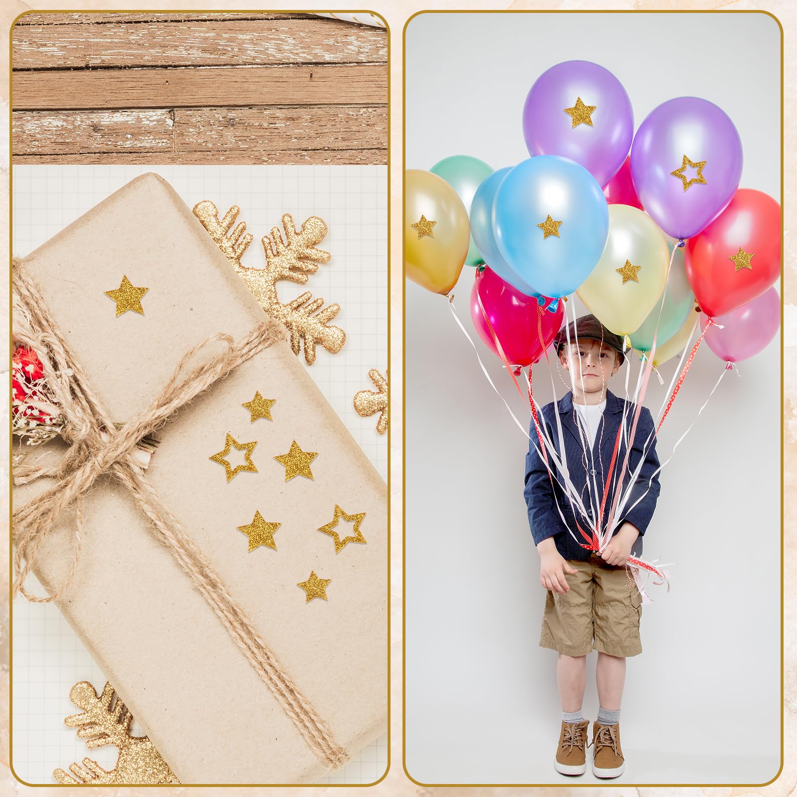 WJIAAA 6 Vellen Glitter Gouden Ster Stickers, Zelfklevende Star Labels Voor Ambachten Kinderen Beloning Kerst Decoratie Klas Benodigdheden WJIAAA 6 Vellen Glitter Gouden Ster Stickers, Zelfklevende Star Labels Voor Ambachten Kinderen Beloning Kerst Decoratie Klas Benodigdheden
