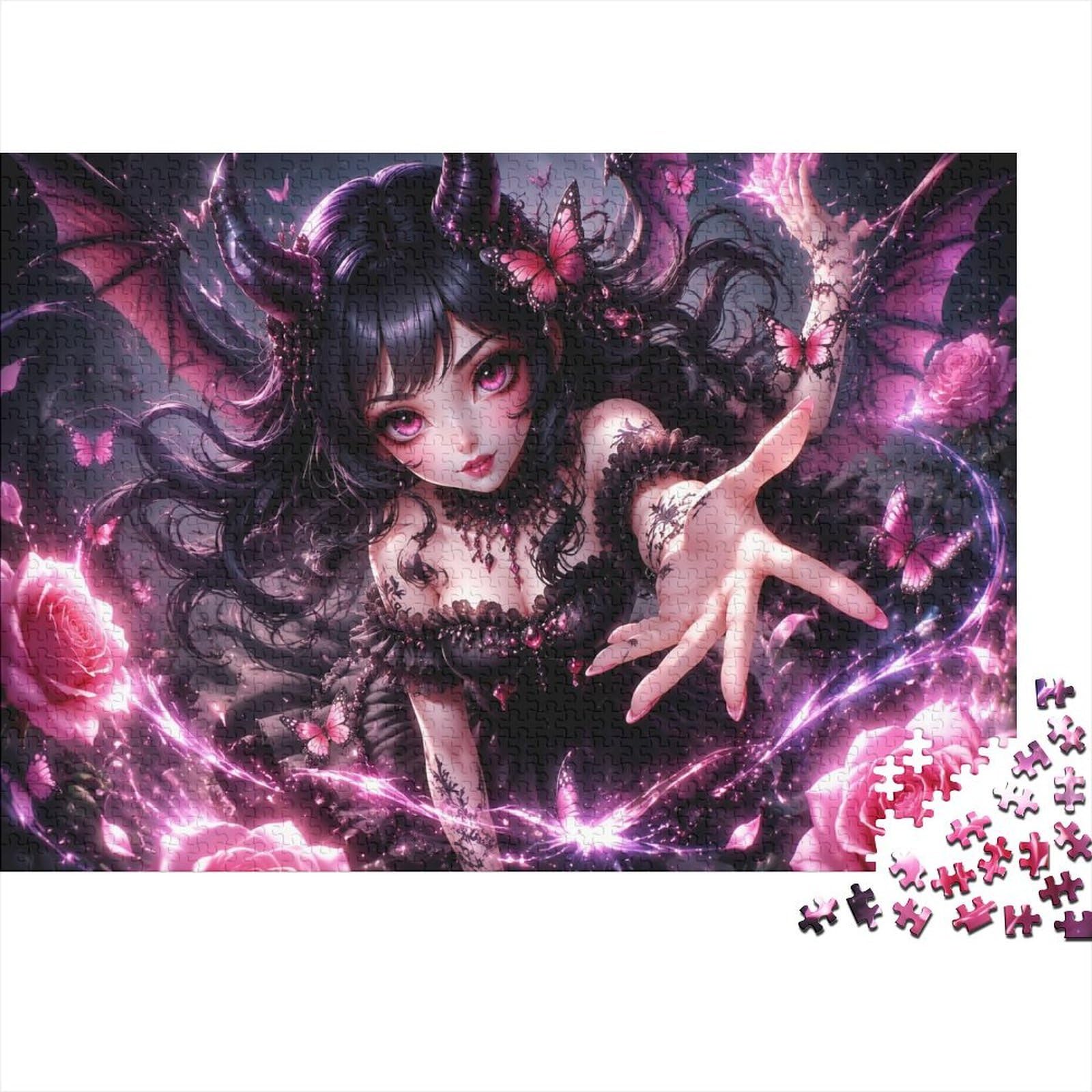 Butterfly Rose Wings 1000pcs Mini Puzzle for Adults Challenging โ image 1