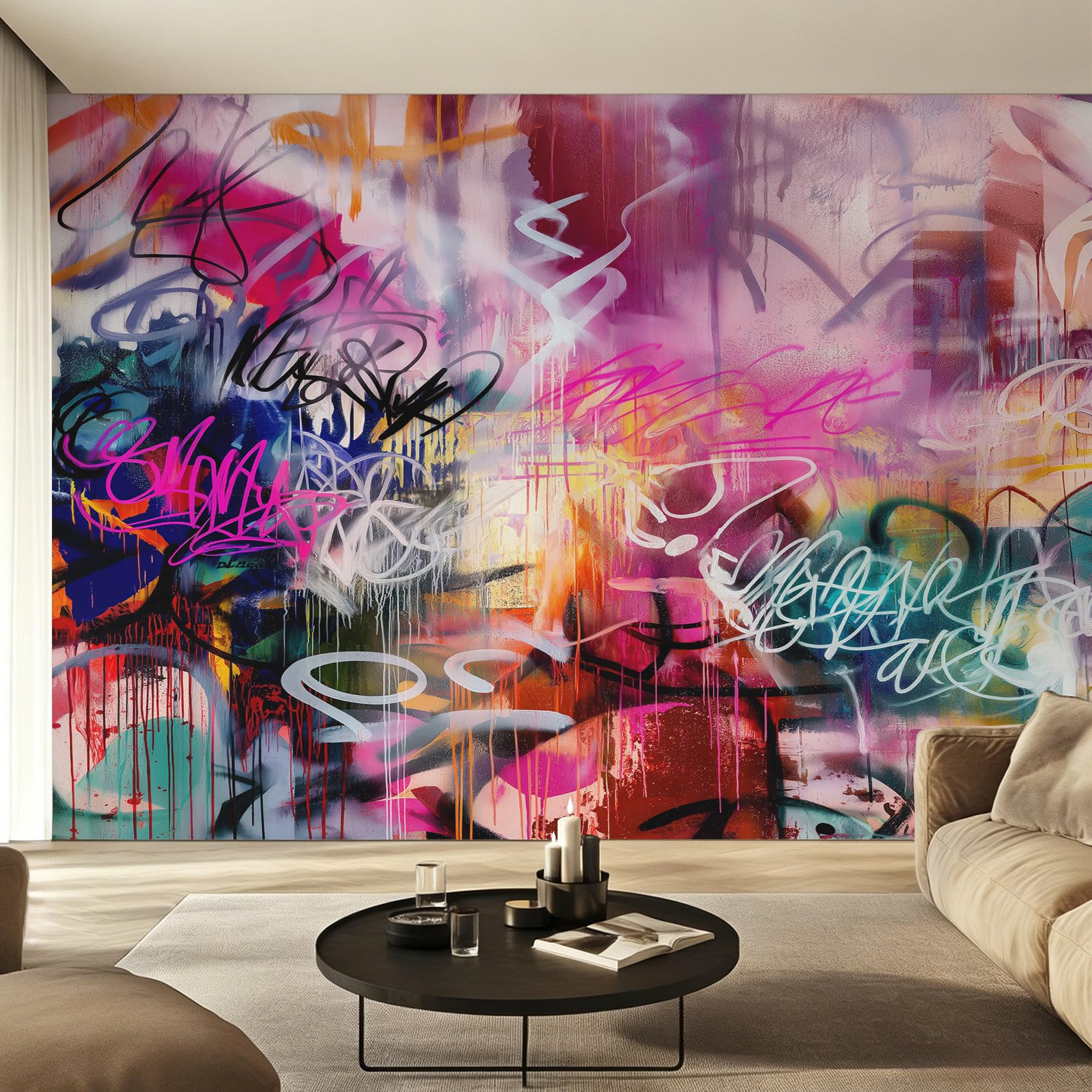 Papier peint intissé fresque murale grand format déco chambre ado