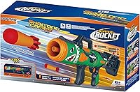Vista 1 de Gantan Toy Rocket Barrel Launcher-Fires Foam Rockets Includes 6 Rockets Compatible with RL Blaster- Shooting Game Toy Air Power Blaster Toy Gun for