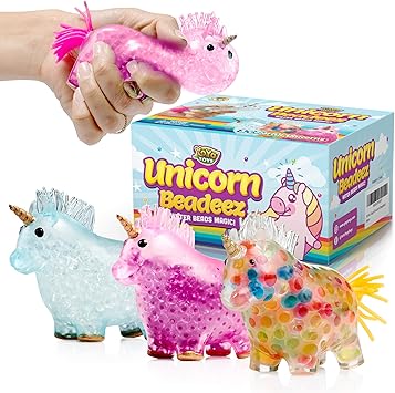 Beadeez Unicorn Squishy Stress Balls 