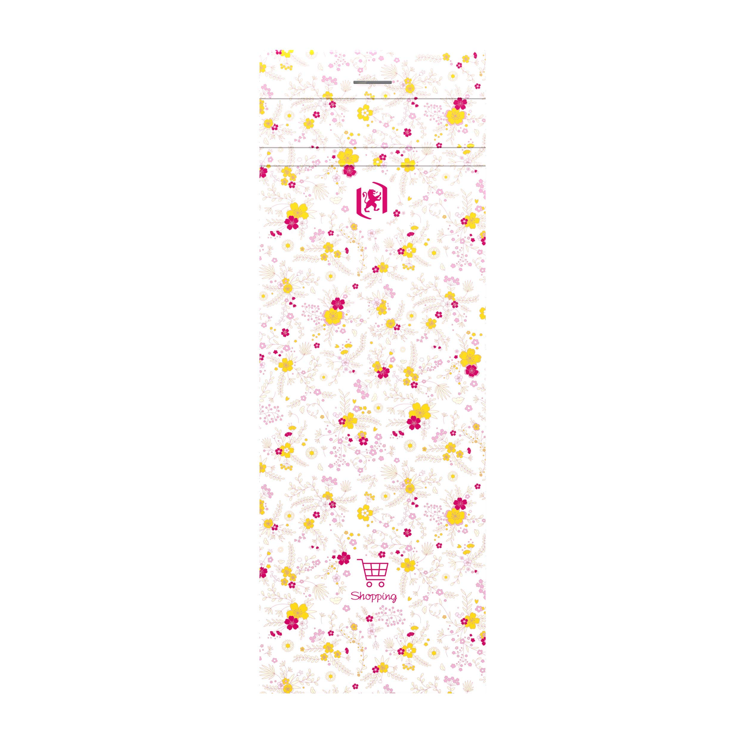 Oxford 400111054 Forme Floral Shopping Planner Pack of 10 Lined Pads with 80 Sheets Each in 3 Colours, 3 Farben soriert, 74x210 mm - Image 2