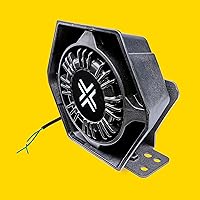 Vista 8 de ThunderWave - Altavoz compacto de sirena de 100 W [126-134 dB] [500-5,000 Hz] [IP66 resistente al agua] [compatible con ajuste universal] Altavoz