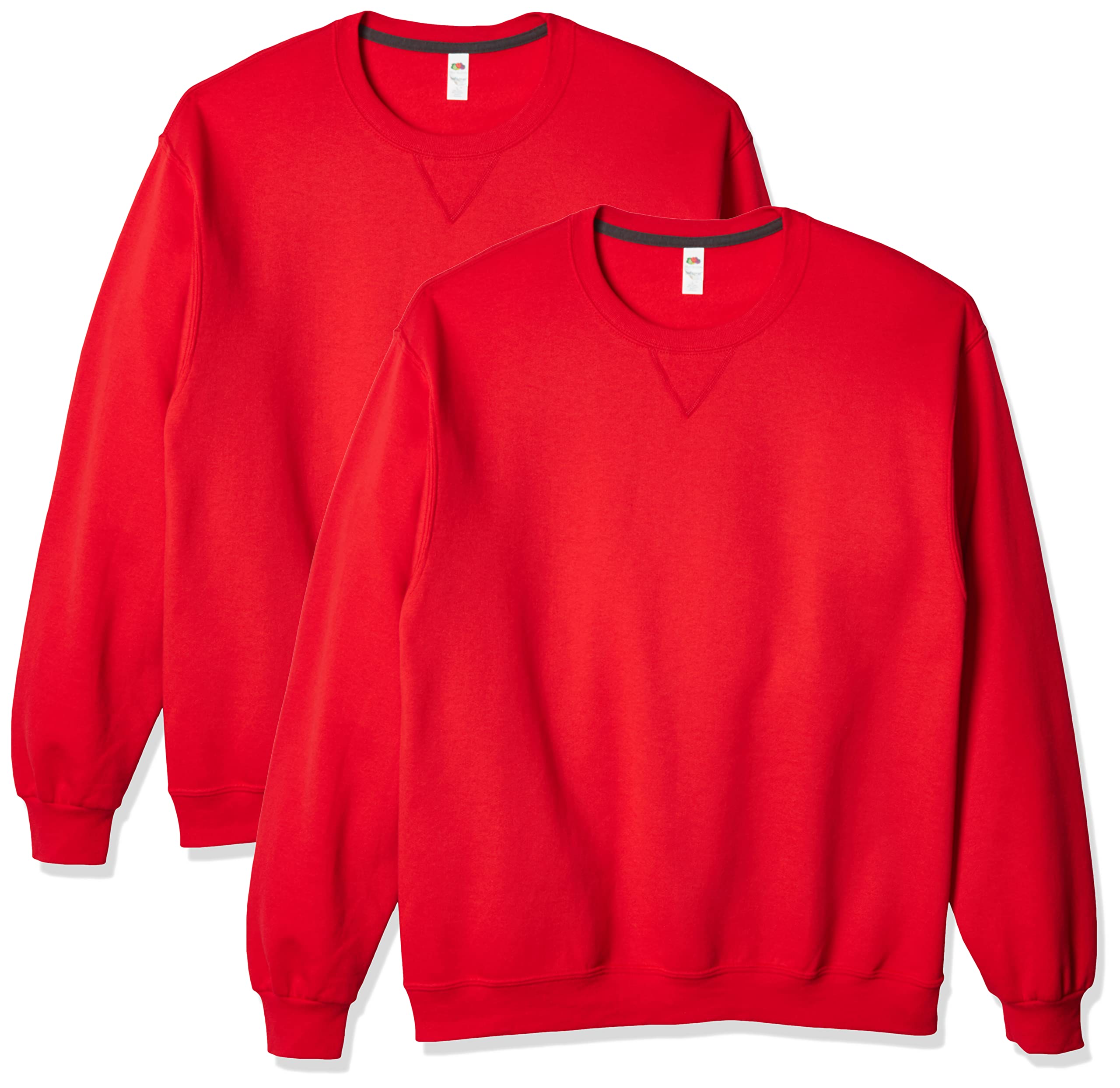 Fruit of the Loom Men's Crew Sweatshirt (2 Pack)