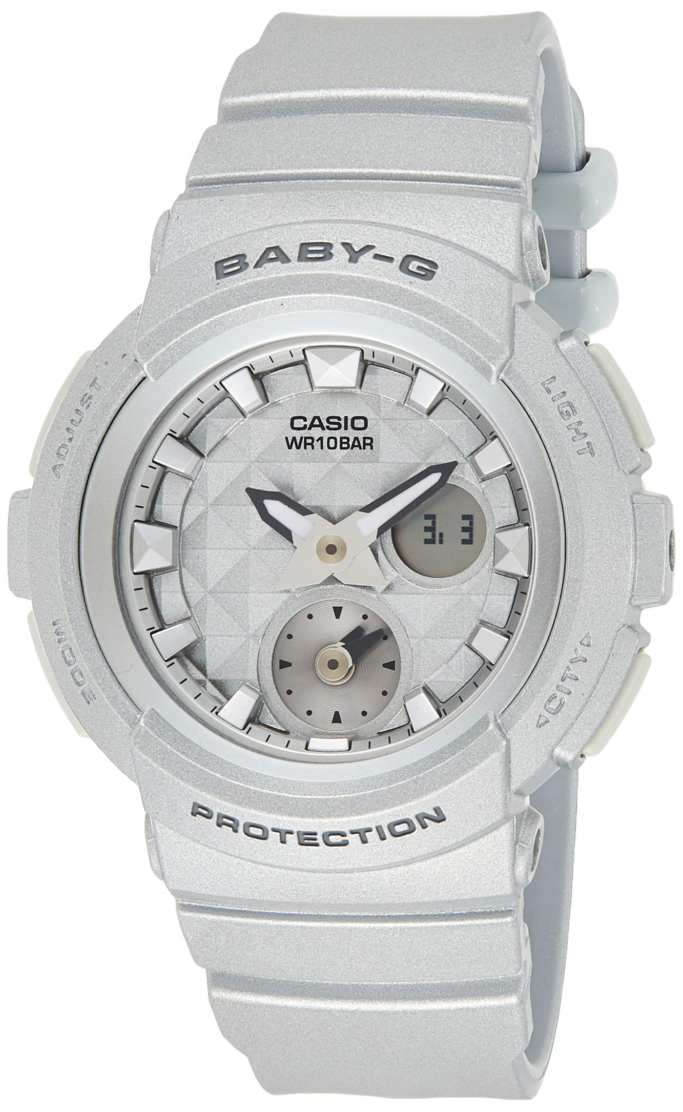 CasioBaby-g Analog-Digital Grey Dial Women's Watch - BGA-195-8ADR (BX077)