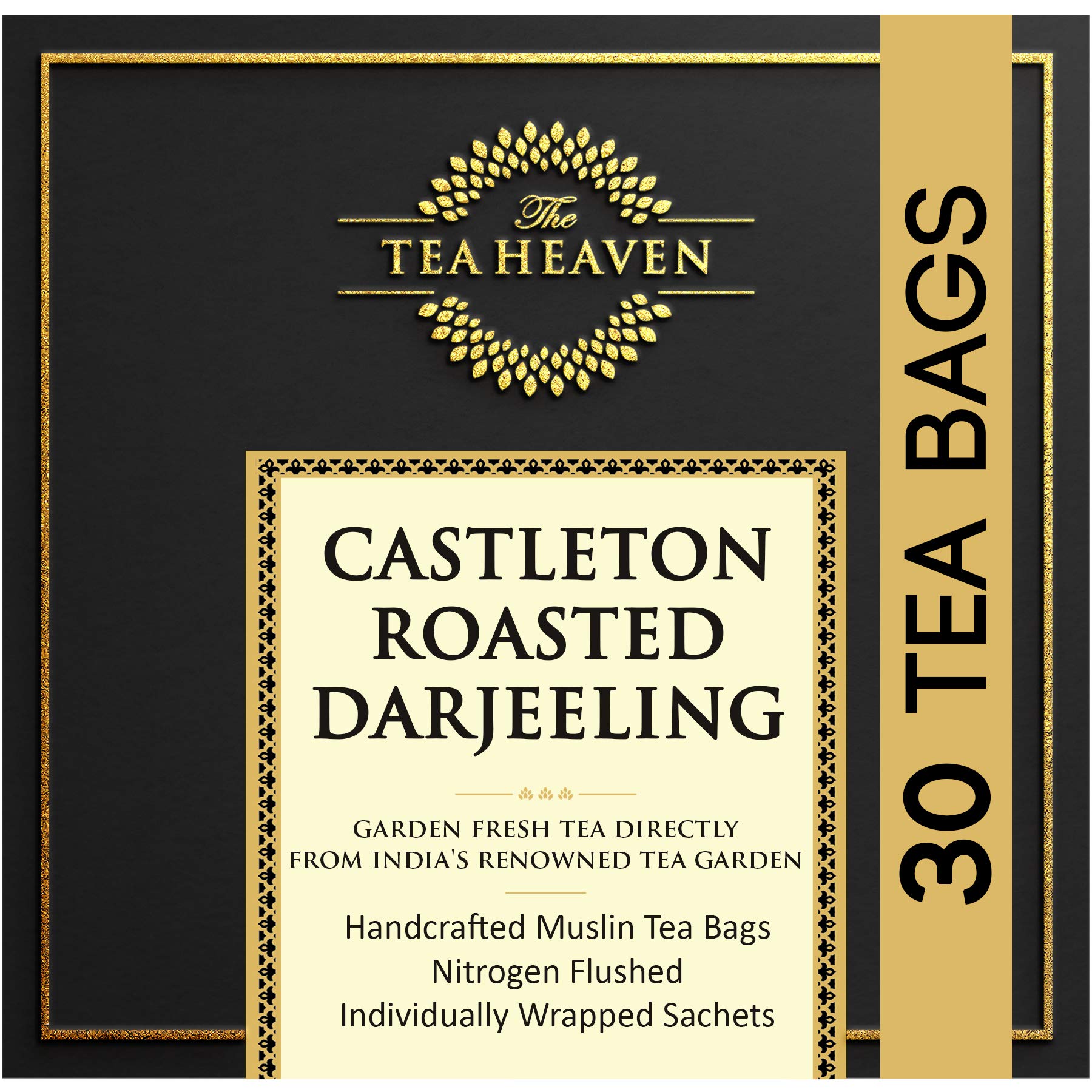 The Tea Heaven | Tea Gift - Castleton Darjeeling Tea-Directly from Premium Tea Estate-100% Natural Ingredients- 30 Tea Bags