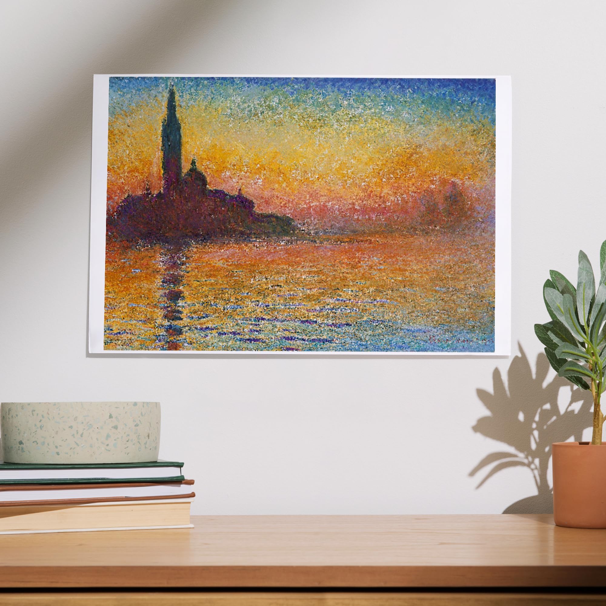 A La Belle Enseigne/ラグランジュ/ポスター Amazon.com: Lantern Press 12x18 Inch Art Print, San Giorgio