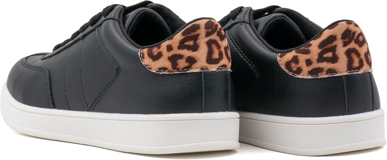 Women's Lace Up Trendy Sneaker Classic Fashion Low Top Walking Shoes - Picture 59 of 109