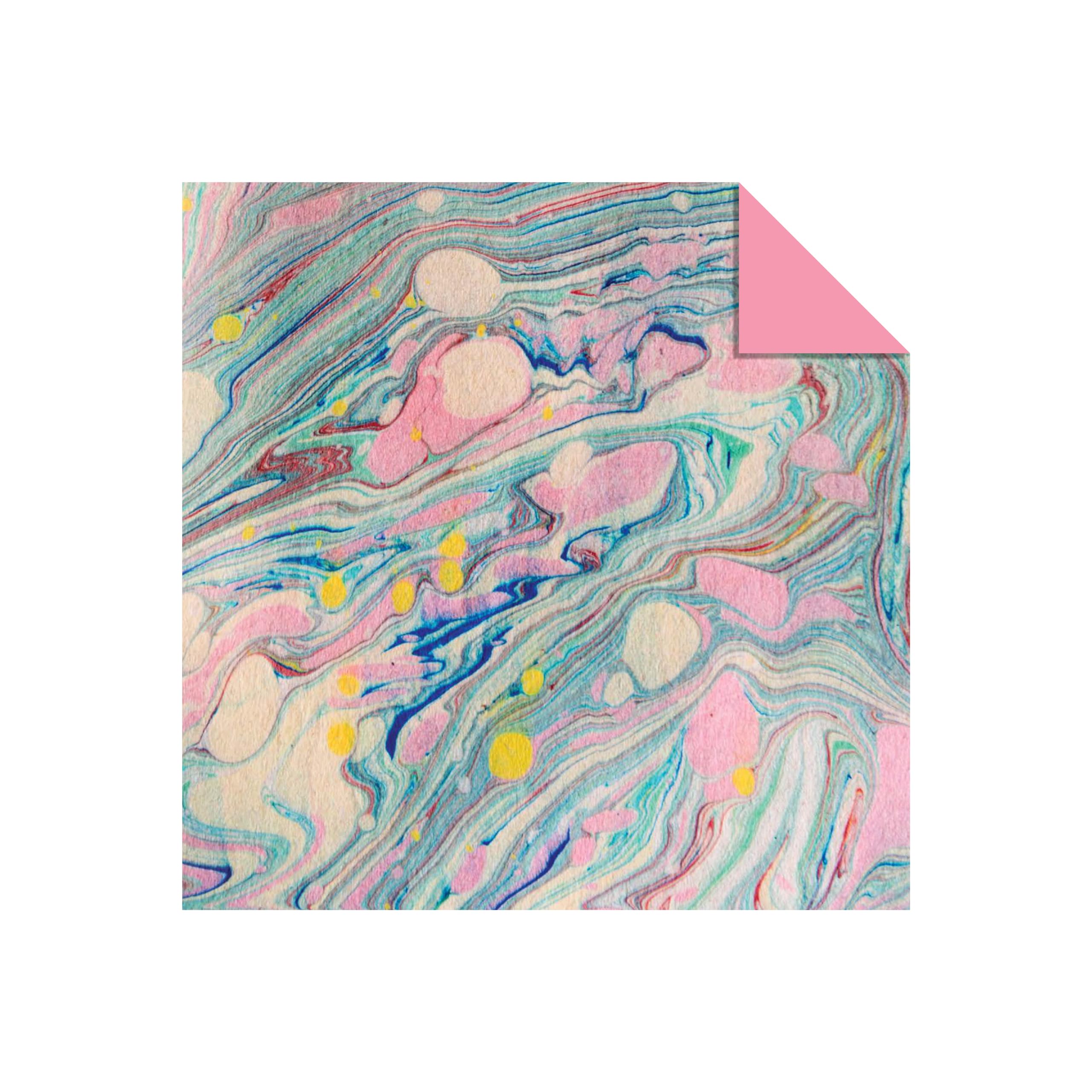 Origami Paper 500 sheets Marbled Patterns 4" (10 cm)