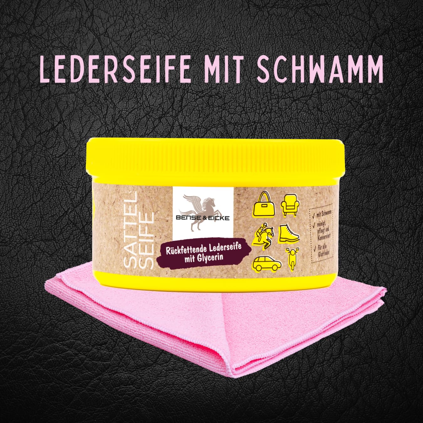 Esnado - Bense & Eicke Olio Per Pelle 1 Litro 1 Panno In - Foto 5