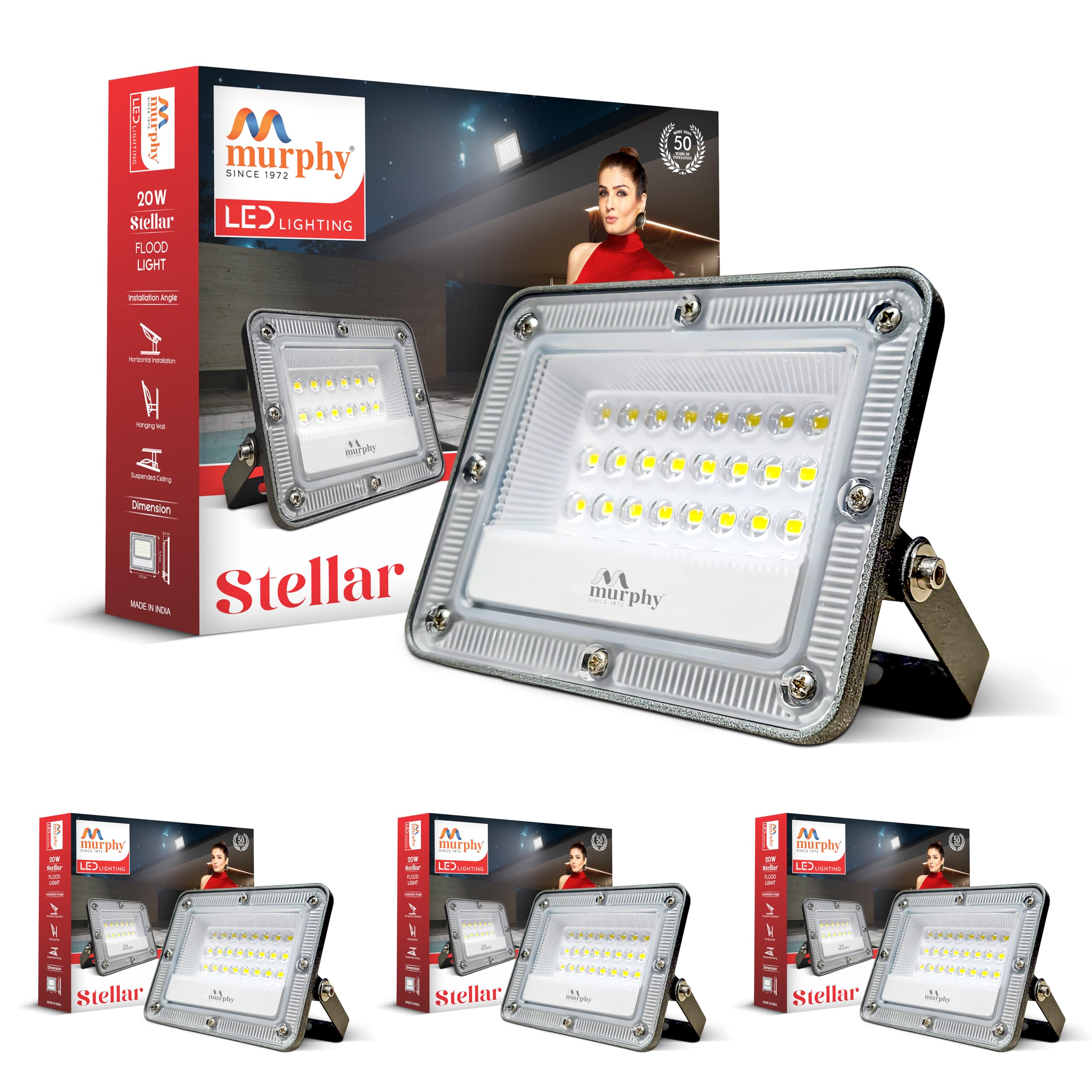 Murphy Stellar LED Flood Light - 200W, Waterproof -30