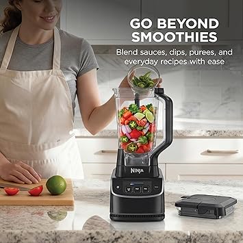 Ninja UltraCrush Professional Blender | 1000W Power, XL 72-oz.* Pitcher | Total Crushing Technology | 3 Manual Speeds for Smoothies, Sauces & More | Full-Size Countertop | Black | BP201 (2026)