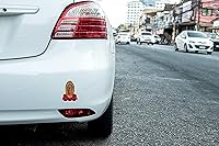 Vista 5 de Virgen de Guadalupe Calcomanía de la Virgen María (3.8 x 4.75 pulgadas)