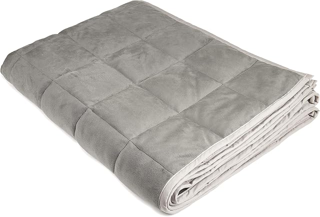 PIFCO® Double Weighted Blanket - 7kg Heavy Blanket For Sleep And Stress Relief- Double Sided Weighted Blanket - Deep Touch Pressure For Great Sleep Super Soft - 122cm X 183cm