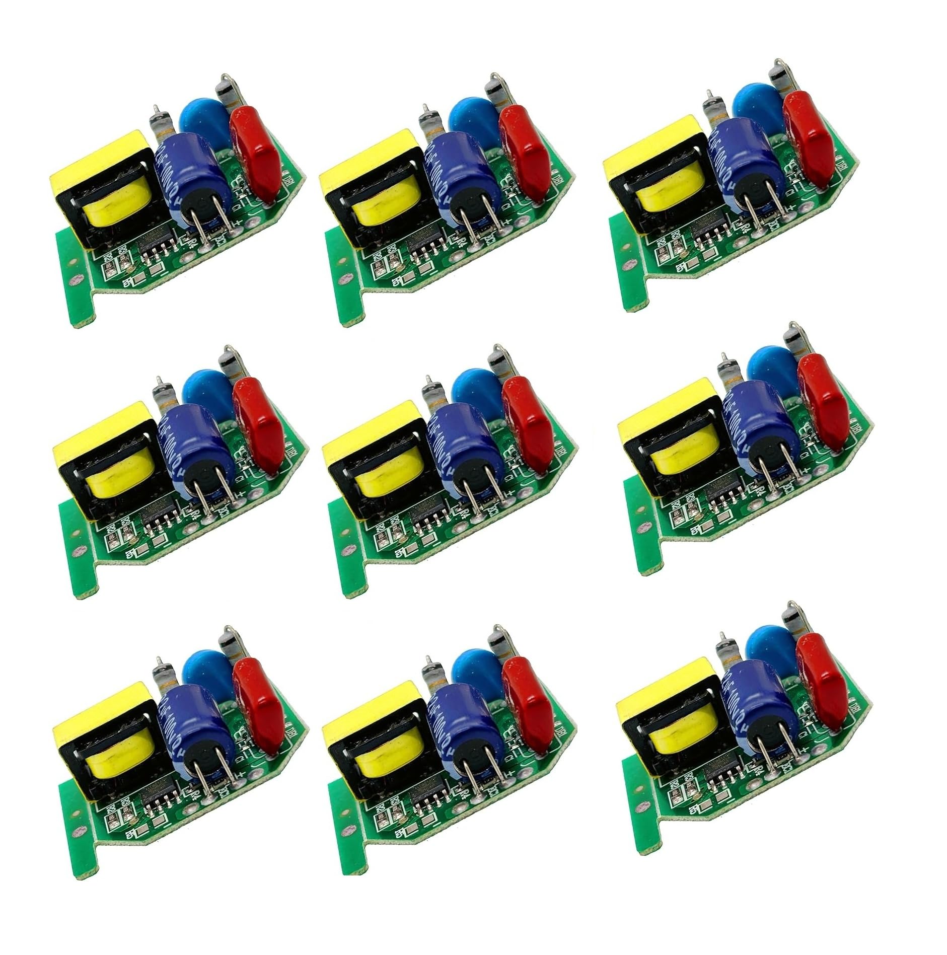 9 Quantity, 8W to 24W COB LED Driver 300mA BIS Certified Non Isolated Driver, Universal & Multipurpose LED Panel Light Driver for Surface, Down, Bulkhead Light (Pack of 9)