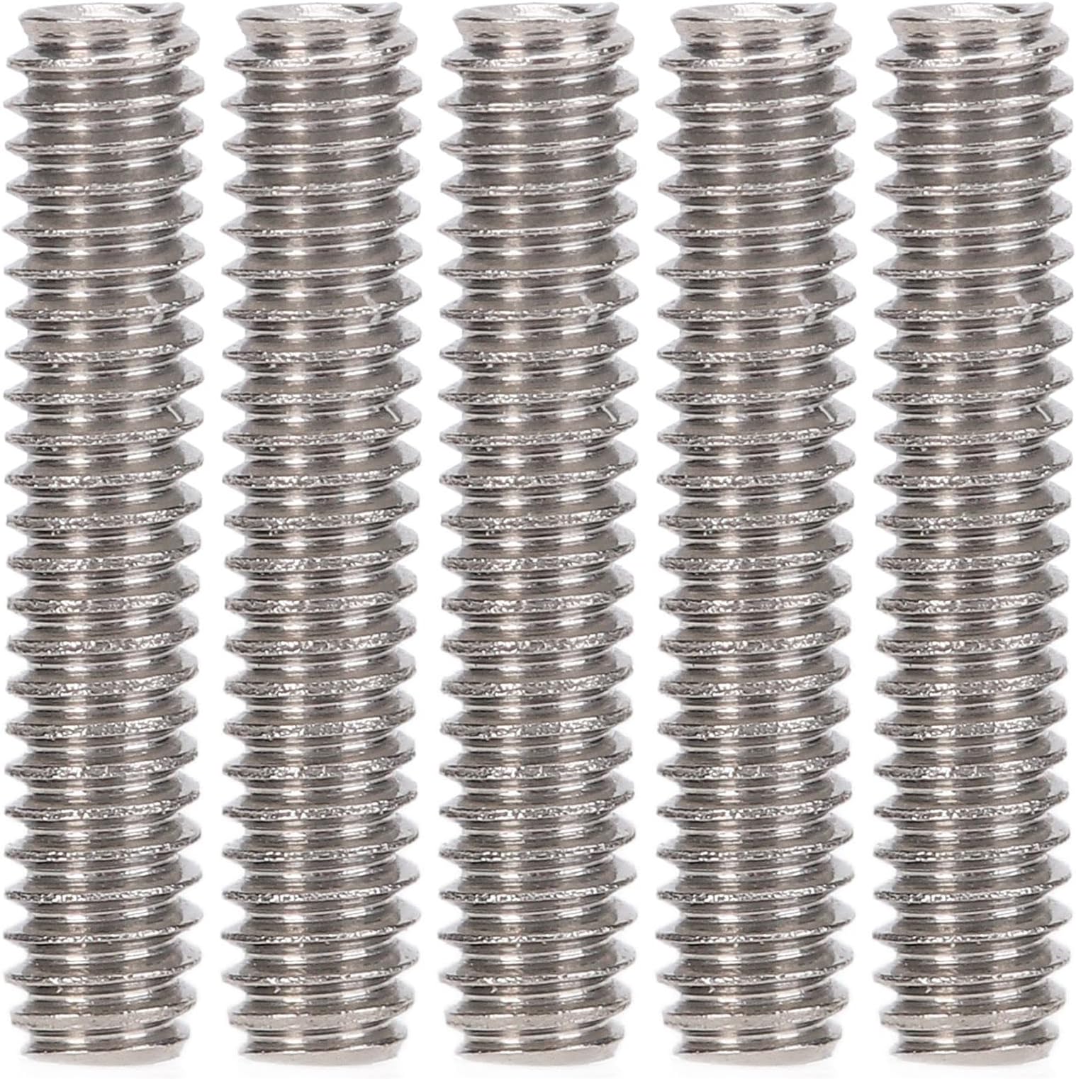 Hard and Durable Set Screw Assortment Kit|50Pcs A2-70 Stainless Steel Grub Screw Replacement|Standard Size DIN 916|Widely Used for Mechanical Fastening (M2*10)