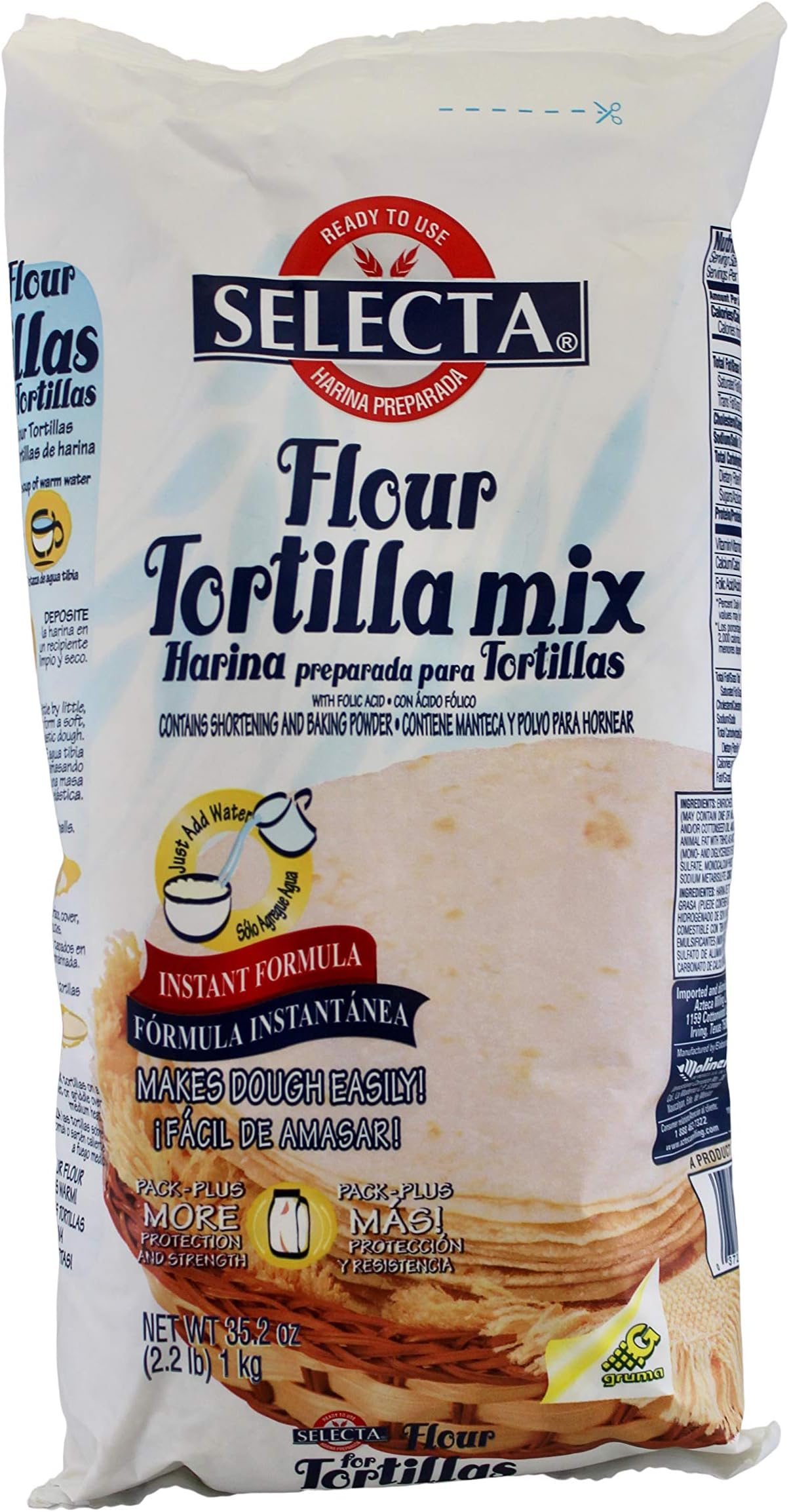 Harina Selecta Tortilla Ready Mix, 2.2 lb