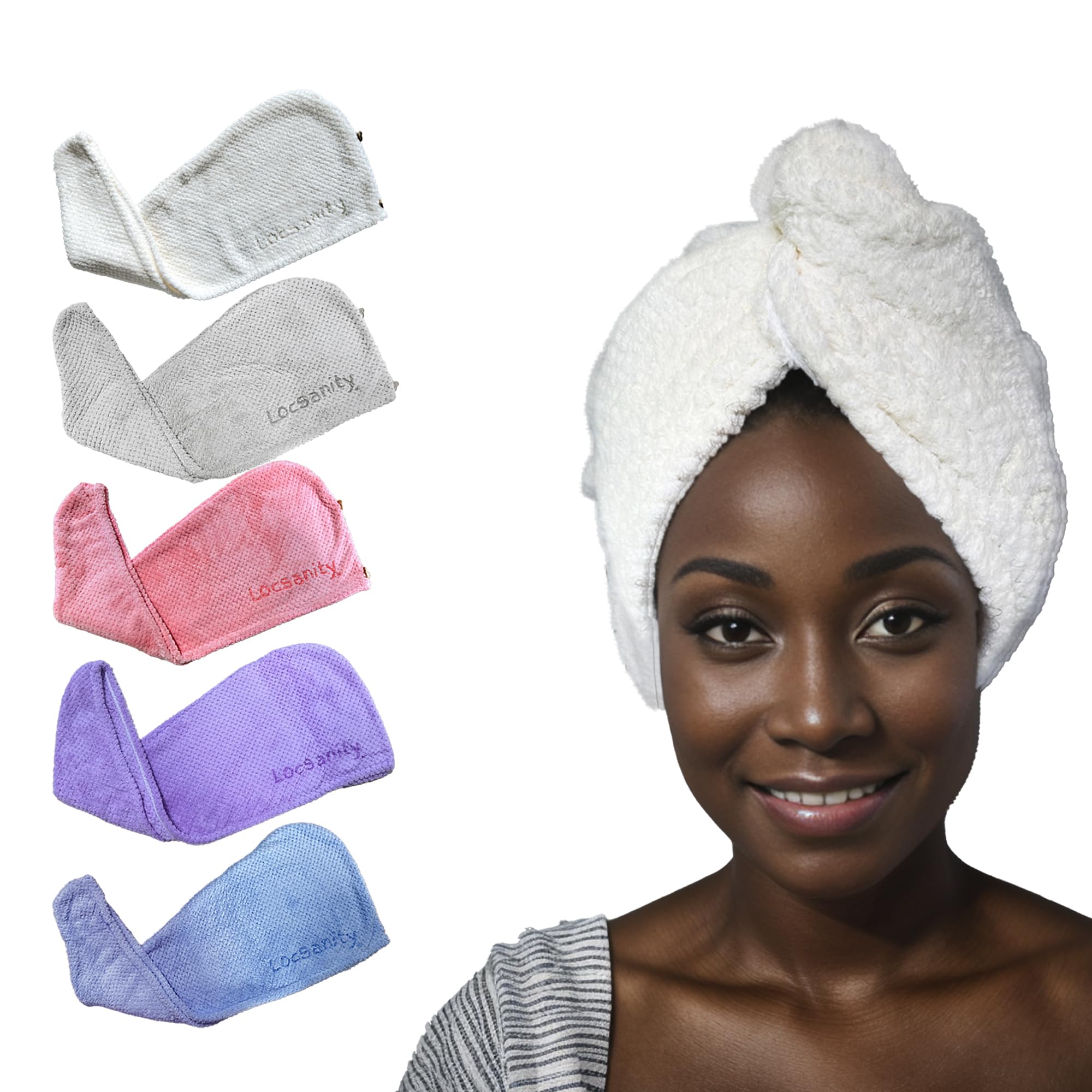 Natural Hair Loc Wrap Extra large Breathable wrap for Locs and Dreadlocks  main image 2