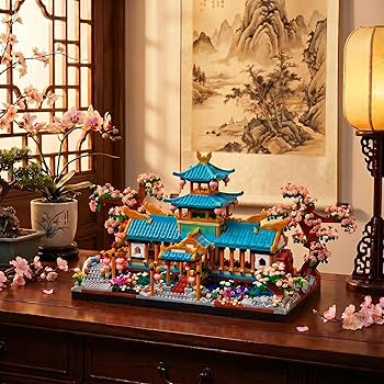 Amazon.com: JXRLMB Chinese Classical Suzhou Gardens Micro Building