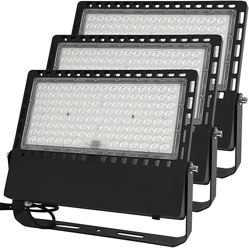 Miniatura 25 de Luz de inundación LED de 240 W para exteriores, superbrillante, 36000 lm, 1500 W, equivalente a 100 – 277 V, certificación ETL IP66 impermeable