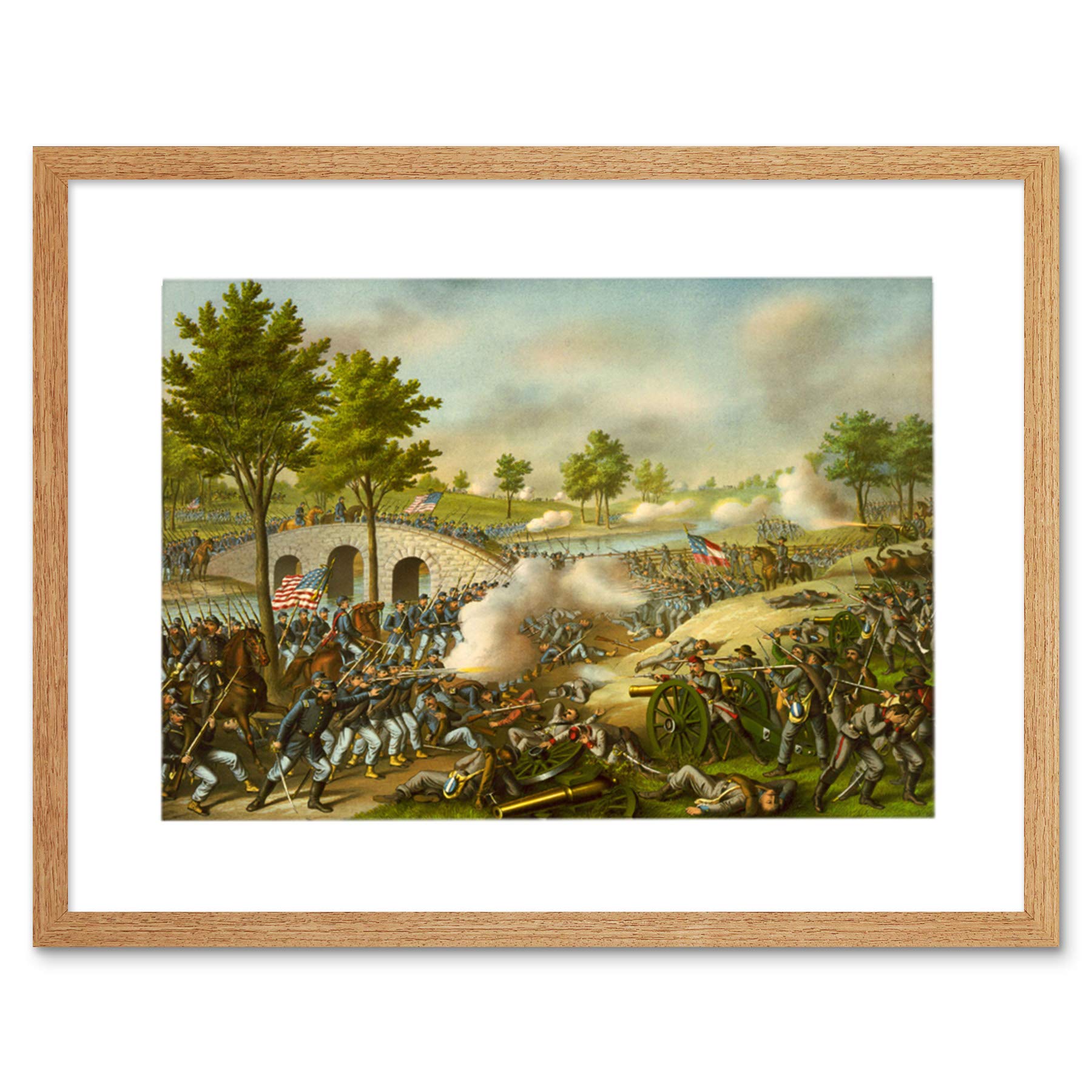 Wee Blue Coo War American Civil Battle Antietam New Framed Art Print Picture F12X1827